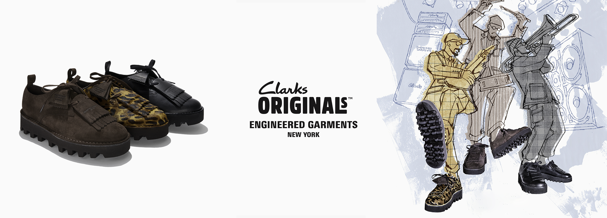 Engineered Garments × Clarks Originals