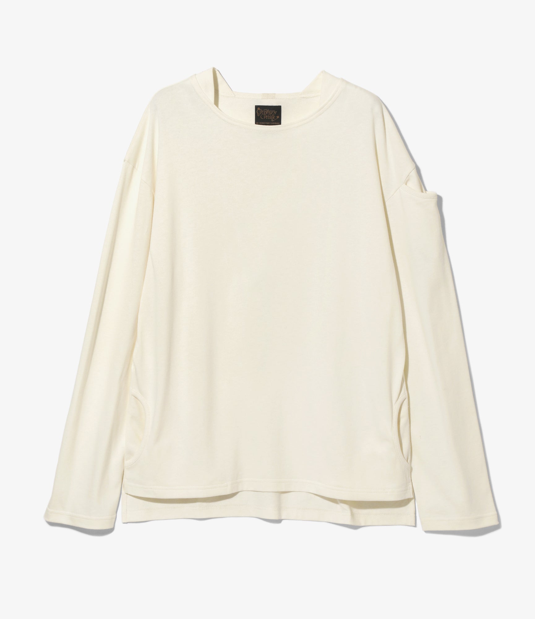 Woburn Walk Fisherman Boat Neck Shirt - Gusset - Off White – Woburn Walk – Nepenthes London