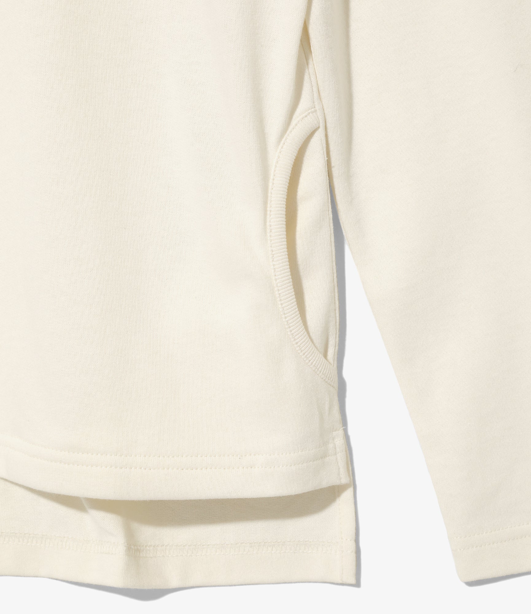 Woburn Walk Fisherman Boat Neck Shirt - Gusset - Off White – Woburn Walk – Nepenthes London