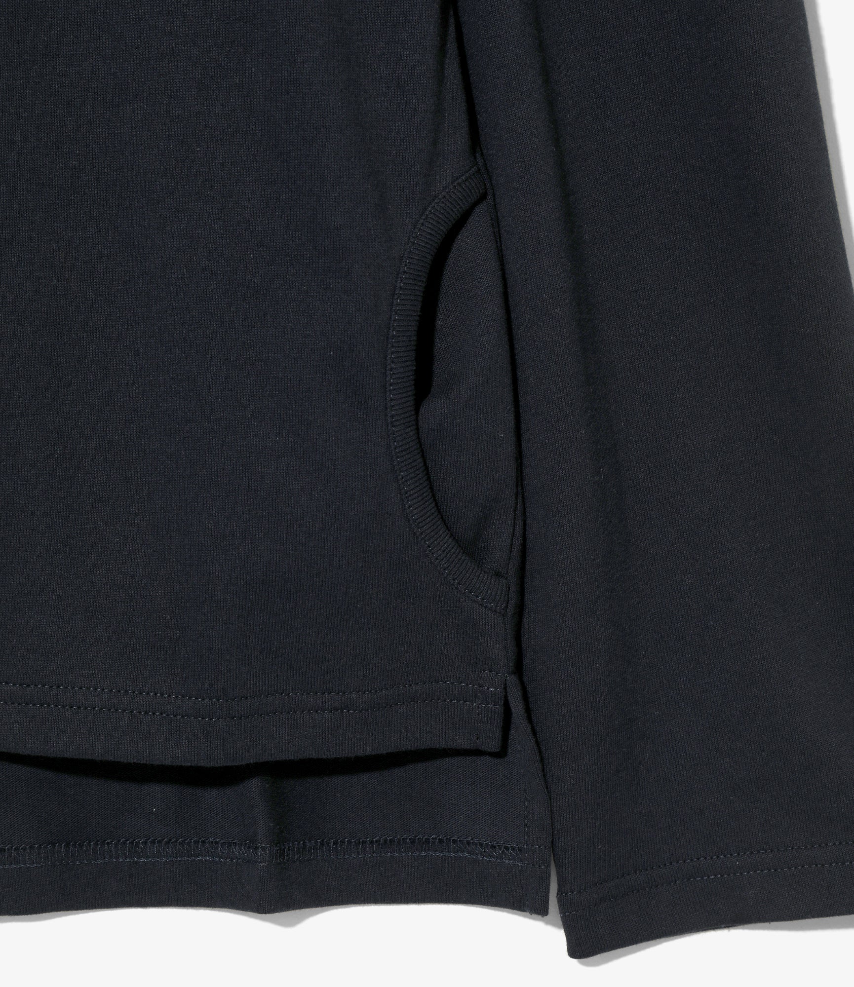 Woburn Walk Fisherman Boat Neck Shirt - Gusset - Navy – Woburn Walk – Nepenthes London