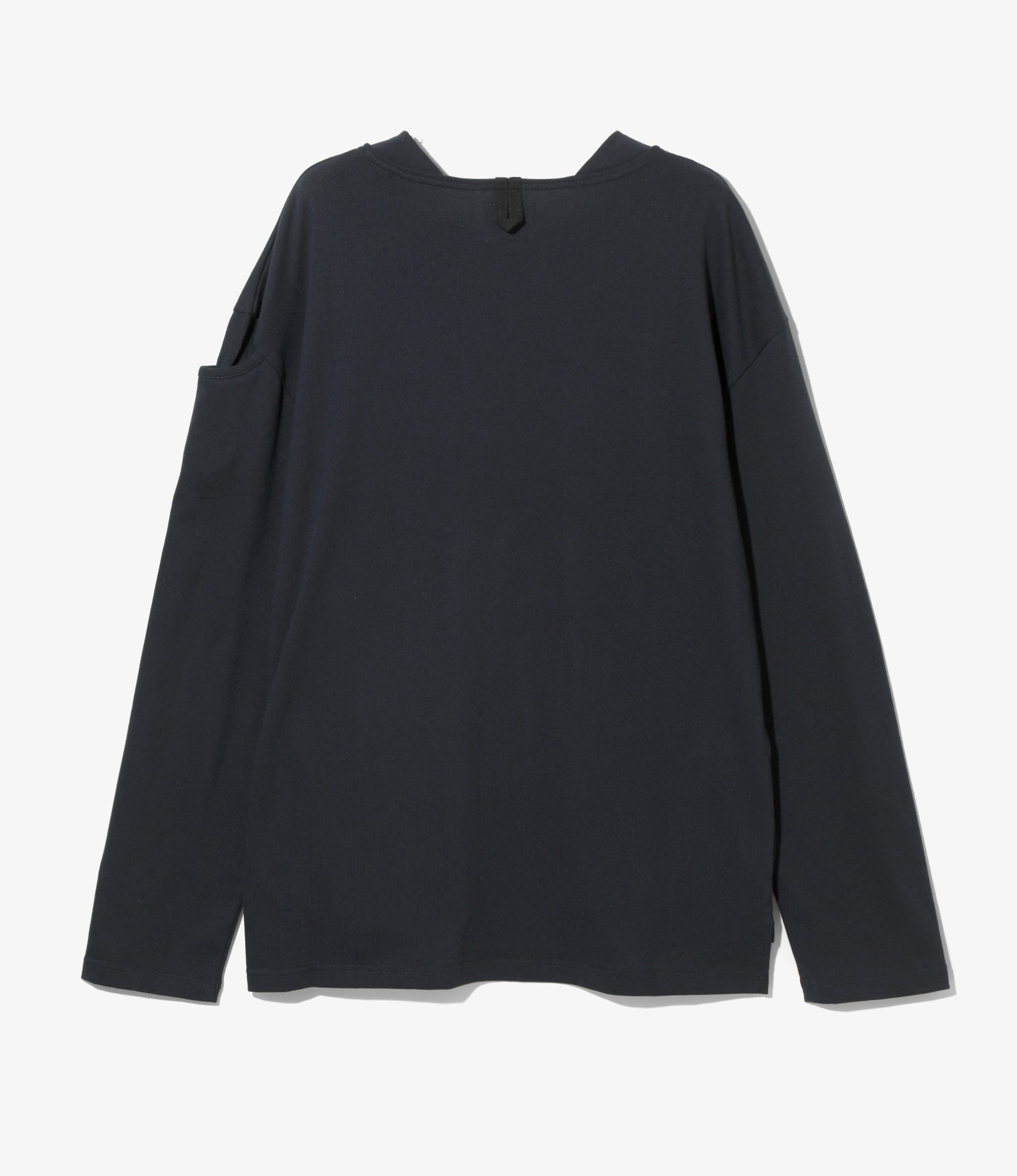 Woburn Walk Fisherman Boat Neck Shirt - Gusset - Navy – Woburn Walk – Nepenthes London