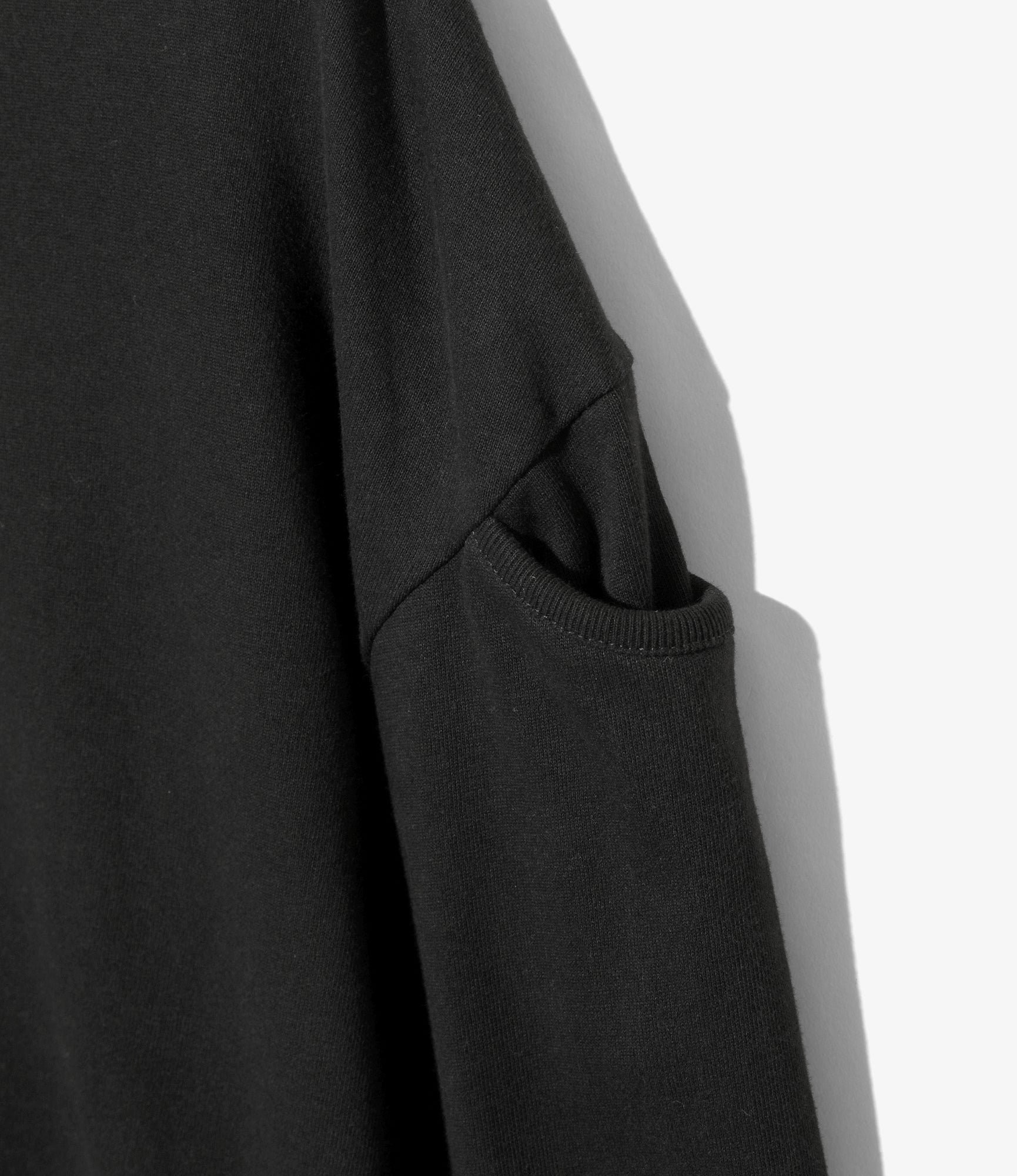 Woburn Walk Fisherman Boat Neck Shirt - Gusset - Black – Woburn Walk – Nepenthes London
