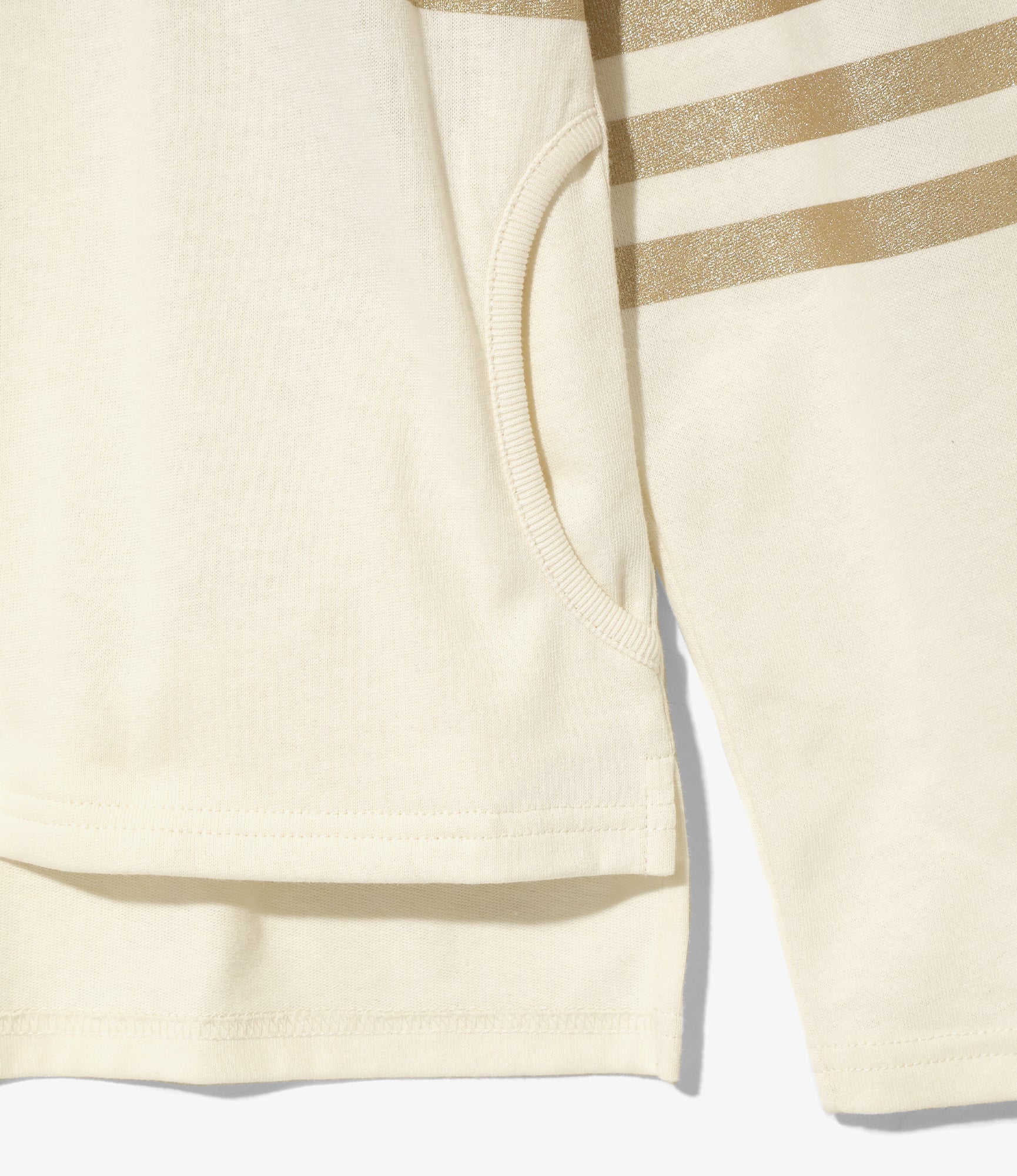 Woburn Walk Fisherman Boat Neck Shirt - Gusset - Off-White/Metallic Stripe – Woburn Walk – Nepenthes London