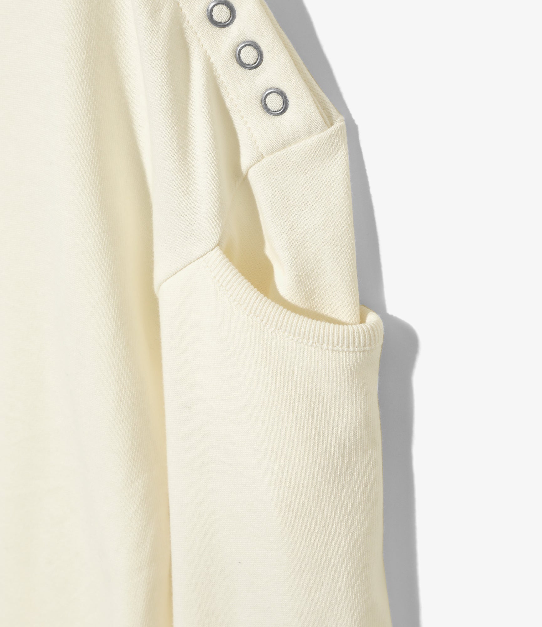 Woburn Walk Fisherman Boat Neck Shirt - Snap Shoulder - Off White – Woburn Walk – Nepenthes London