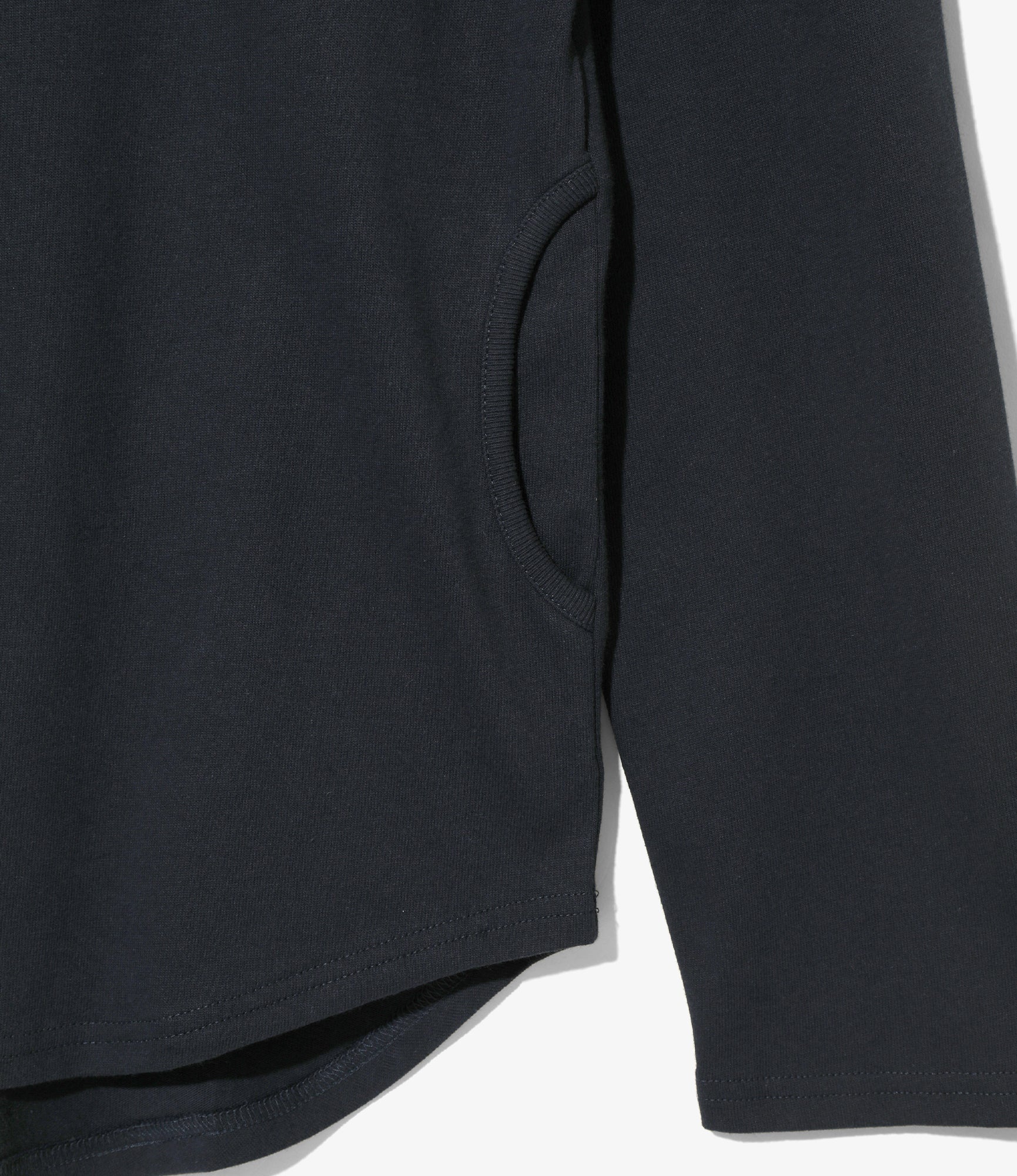 Woburn Walk Fisherman Boat Neck Shirt - Snap Shoulder - Navy – Woburn Walk – Nepenthes London