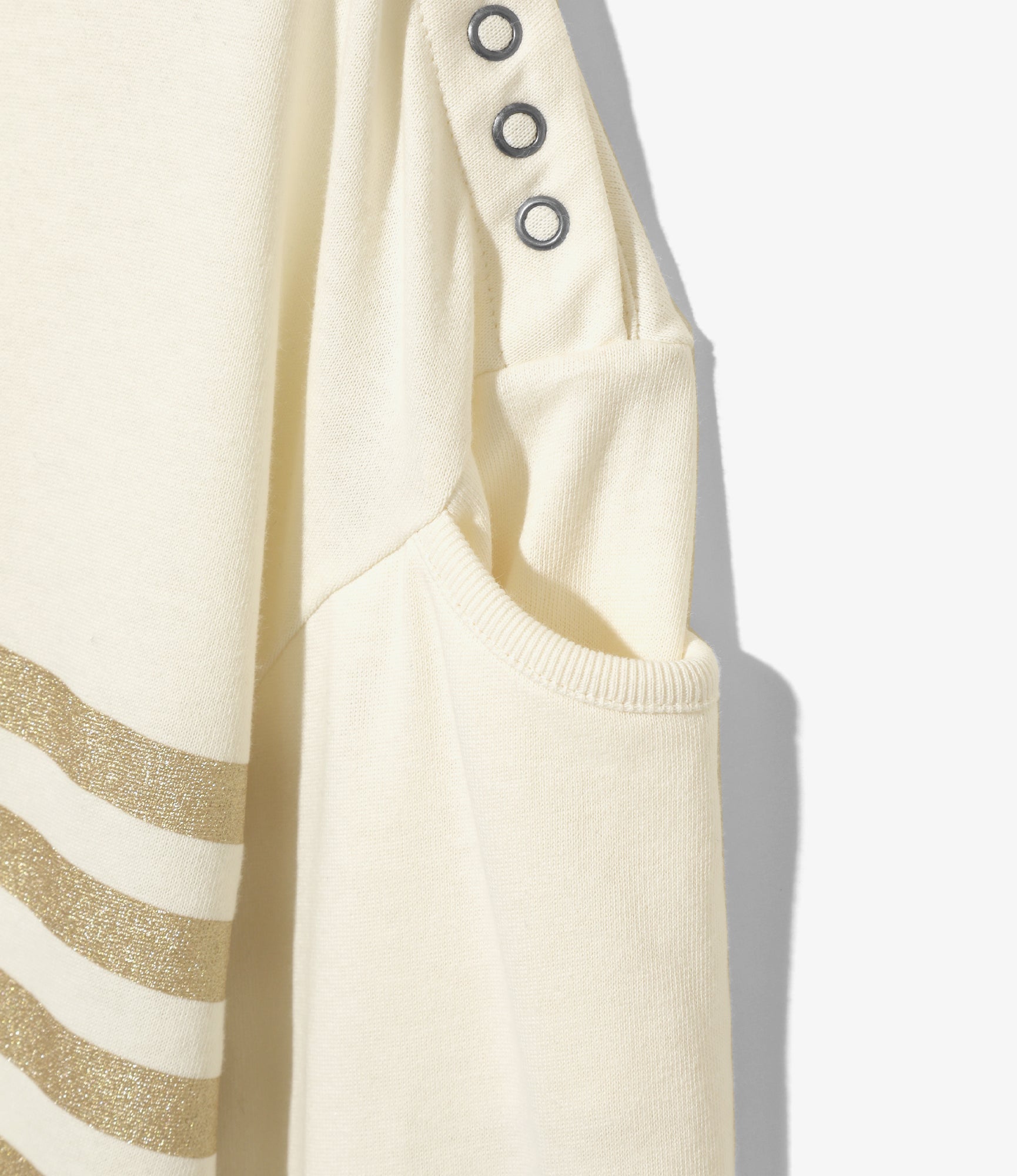 Woburn Walk Fisherman Boat Neck Shirt - Snap Shoulder - Off-White/Stripe – Woburn Walk – Nepenthes London