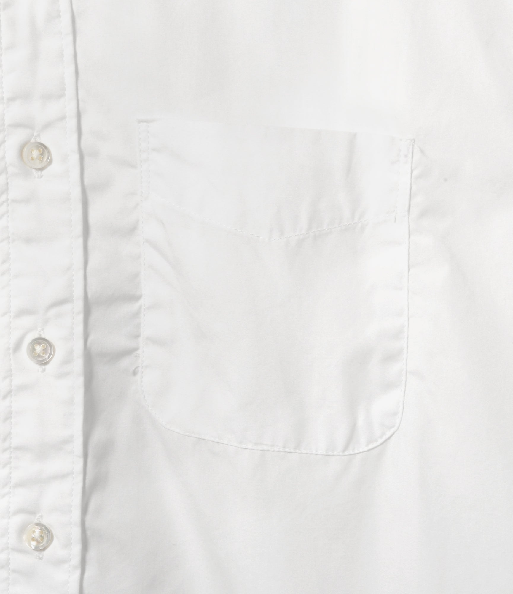 19th Century Button Down Shirt – White Broadcloth
