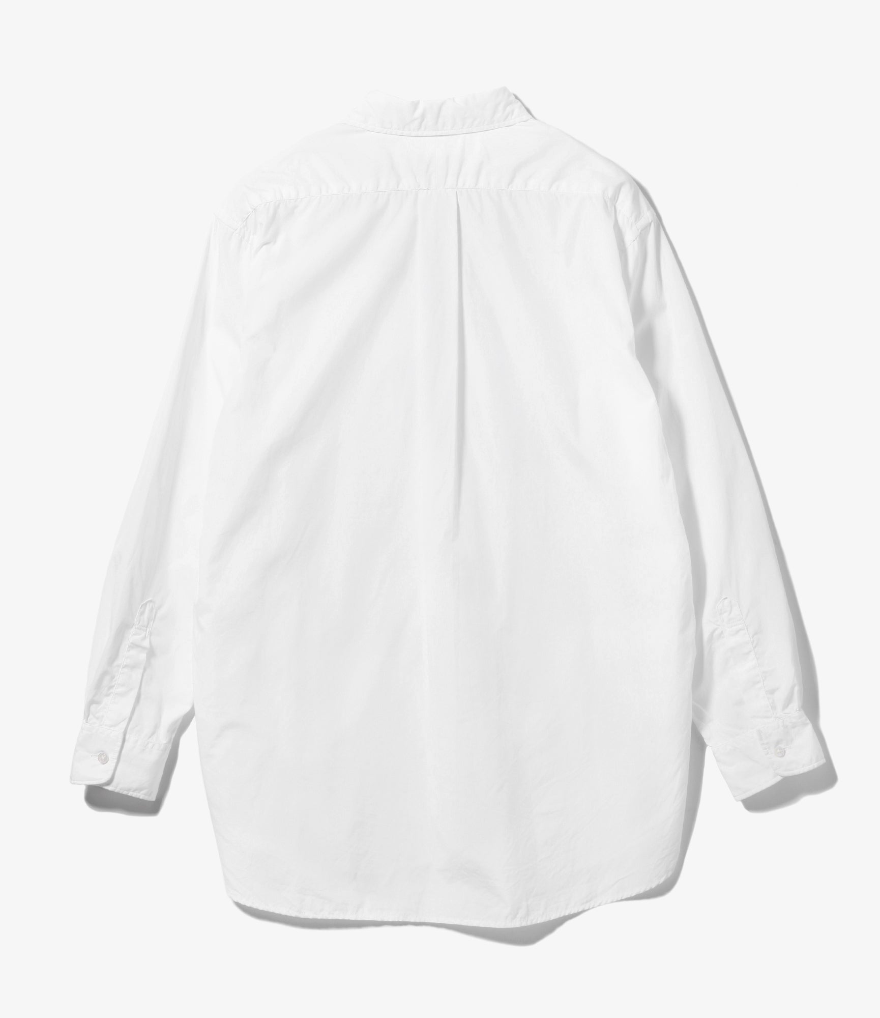 19th Century Button Down Shirt – White Broadcloth