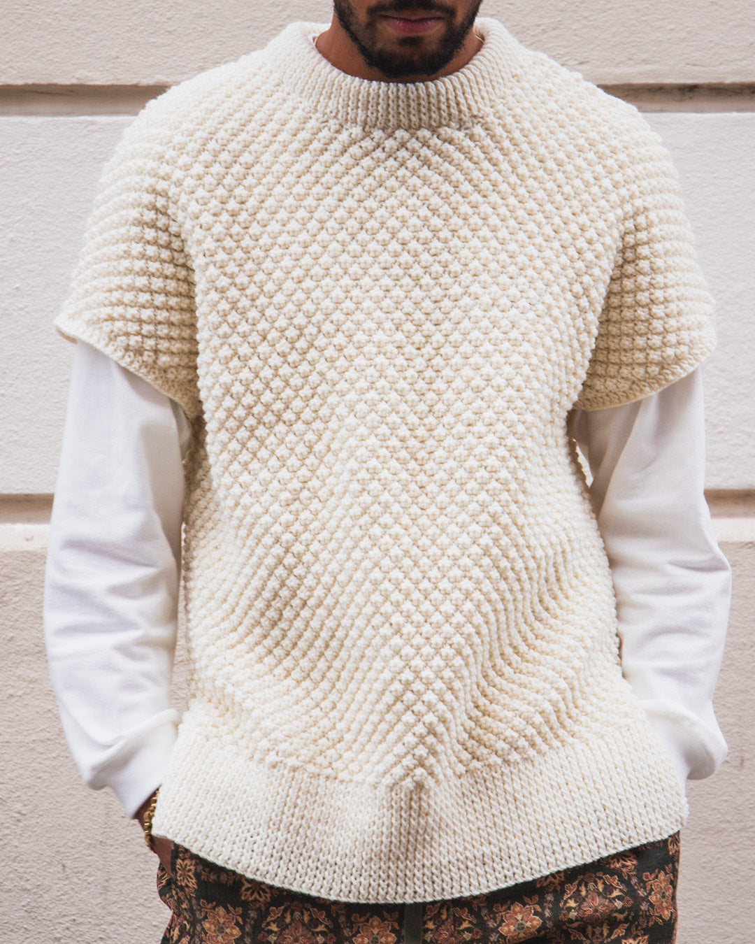 Woburn Walk Mock Neck Popcorn Tunic - Natural – Woburn Walk – Nepenthes London