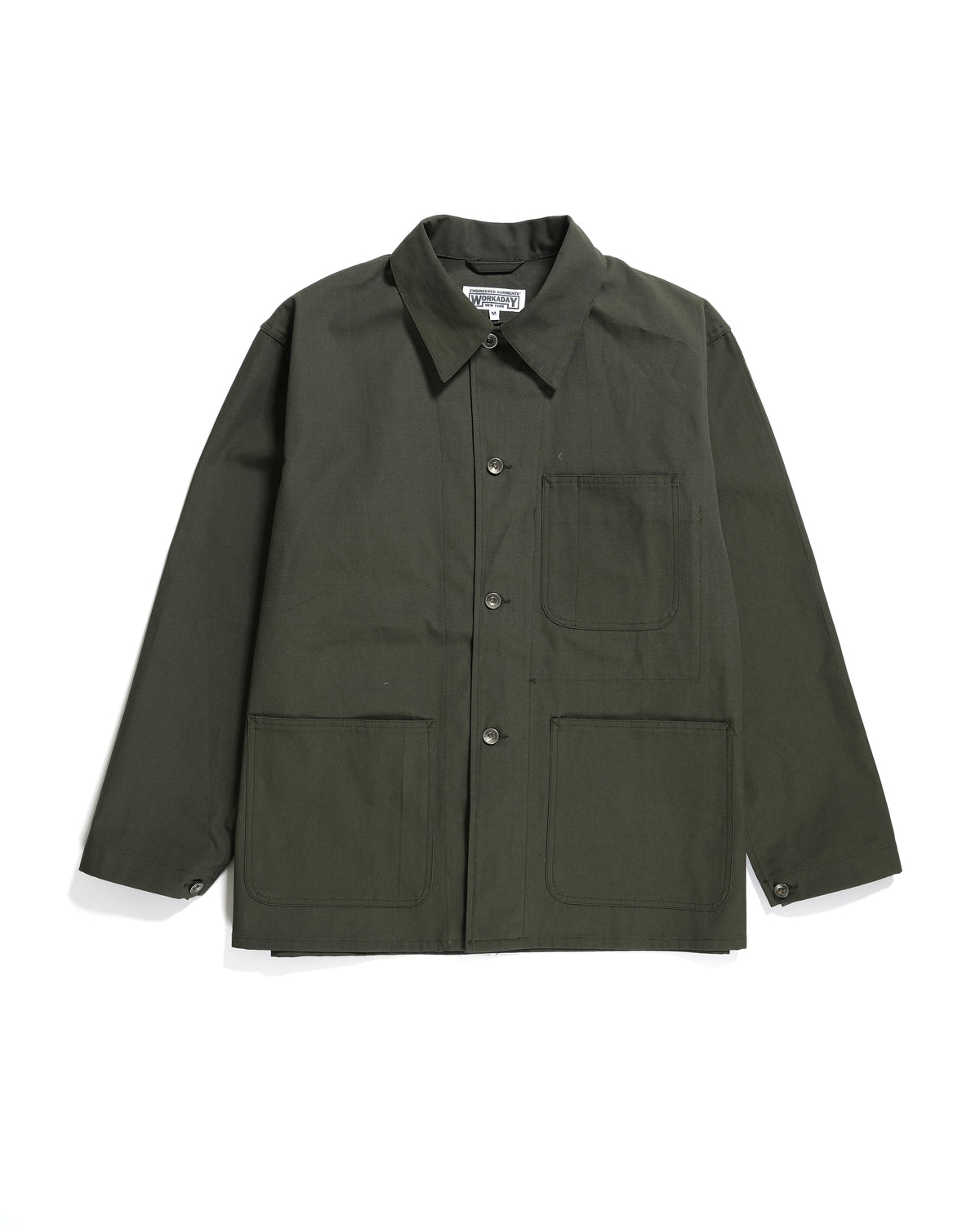 Engineered Garments Workaday Utility Jacket Olive Heavyweight Cotton