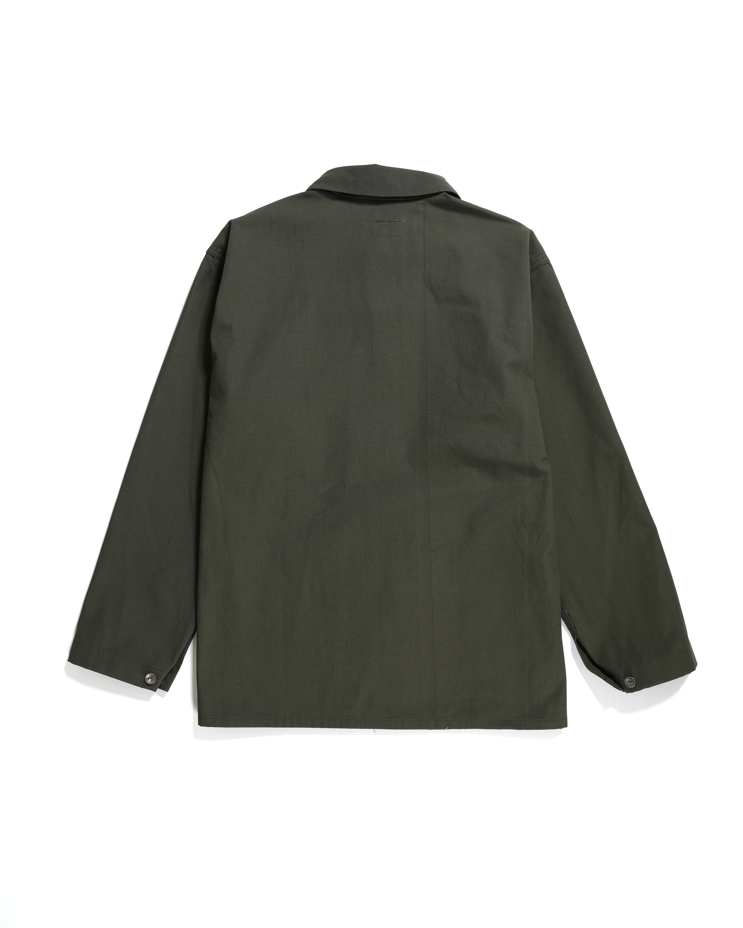 Engineered Garments Workaday Utility Jacket - Olive Heavyweight Cotton Ripstop – Workaday – Nepenthes London