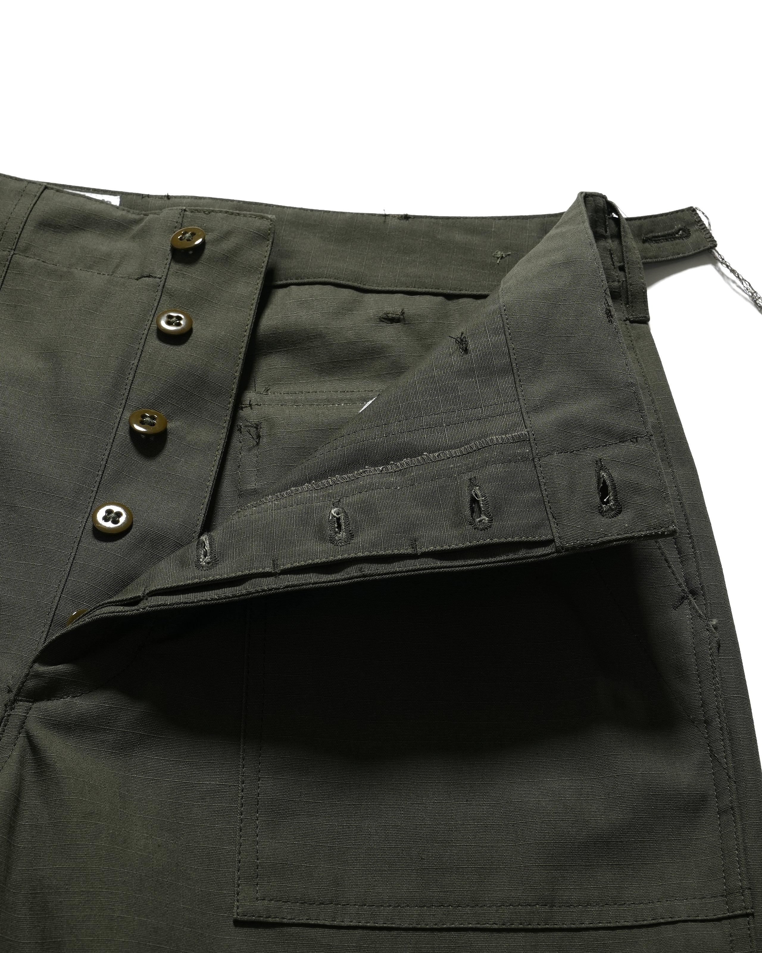 Engineered Garments Workaday Fatigue Pant Combo - Olive Heavyweight Cotton Ripstop – Workaday – Nepenthes London