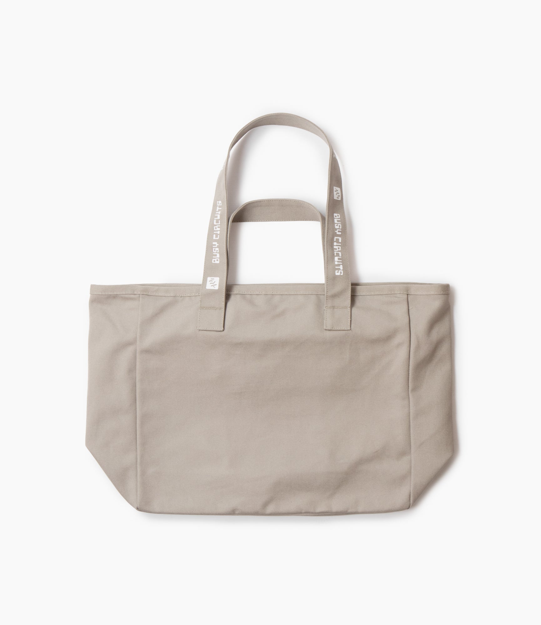 Pocket Tote Bag – Taupe 'ALM' Print