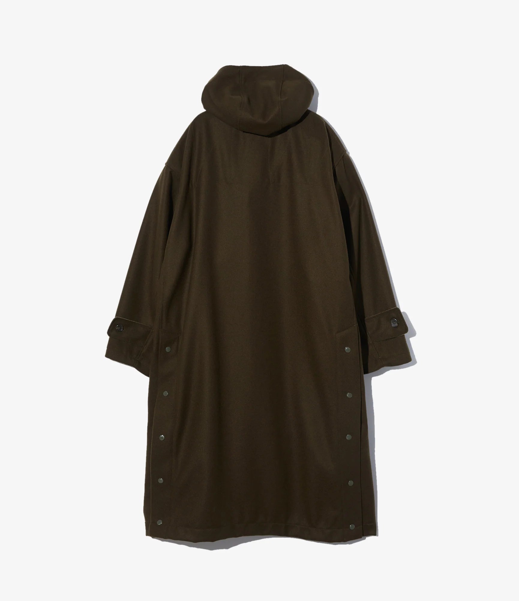 Duffle Coat – Olive 24oz Melton Wool