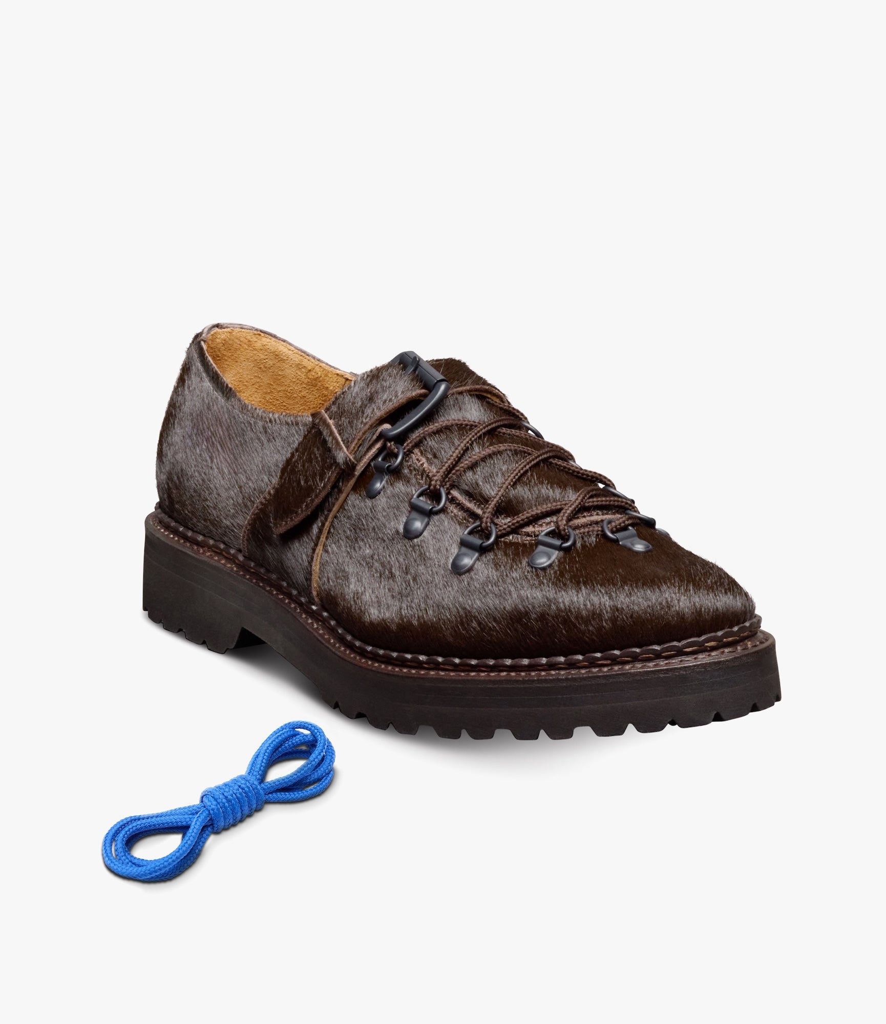 'Adirondack Low Hiker' Shoe – Brown Pony Hair