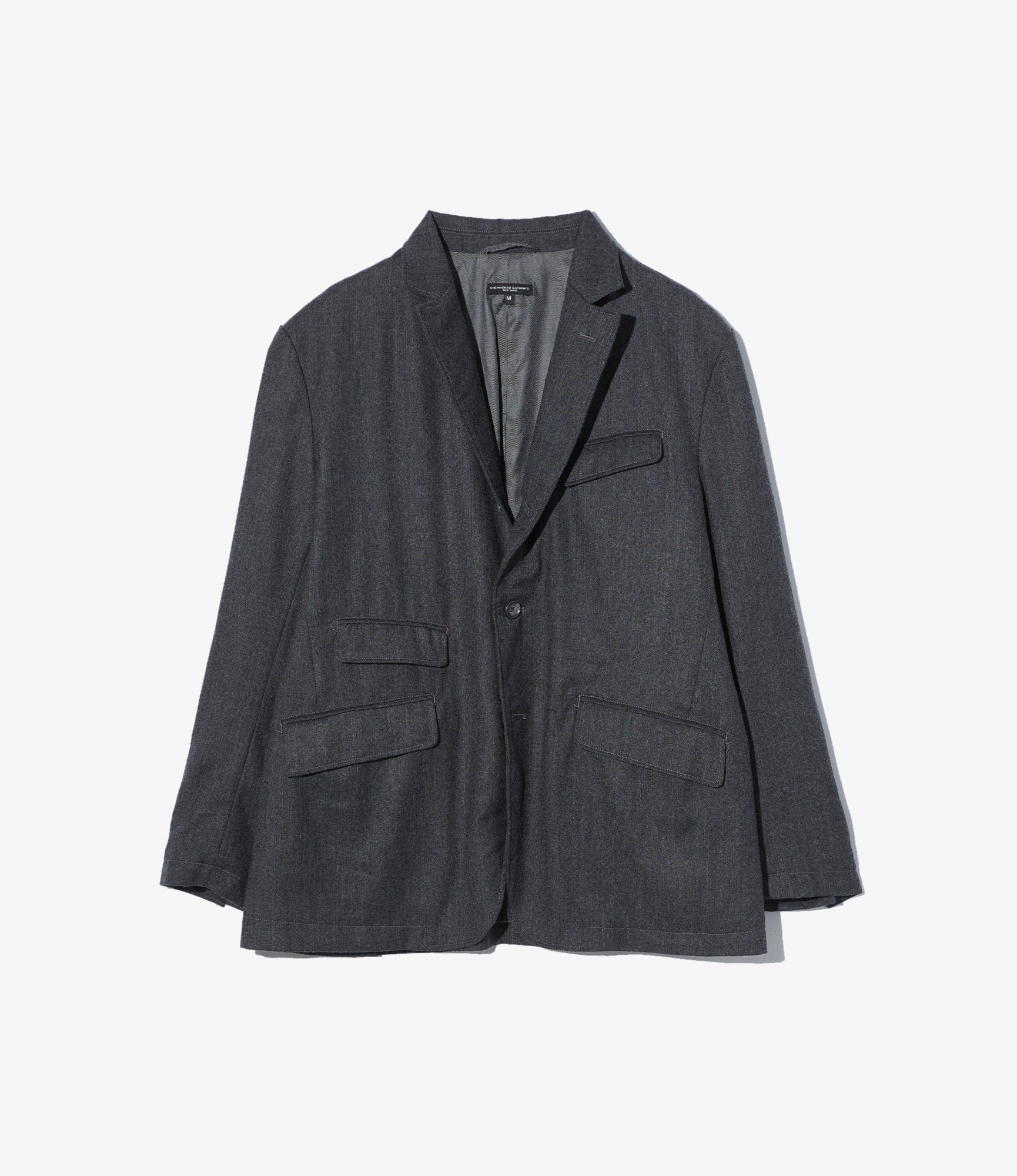 Andover Jacket – Charcoal High Count Worsted Wool