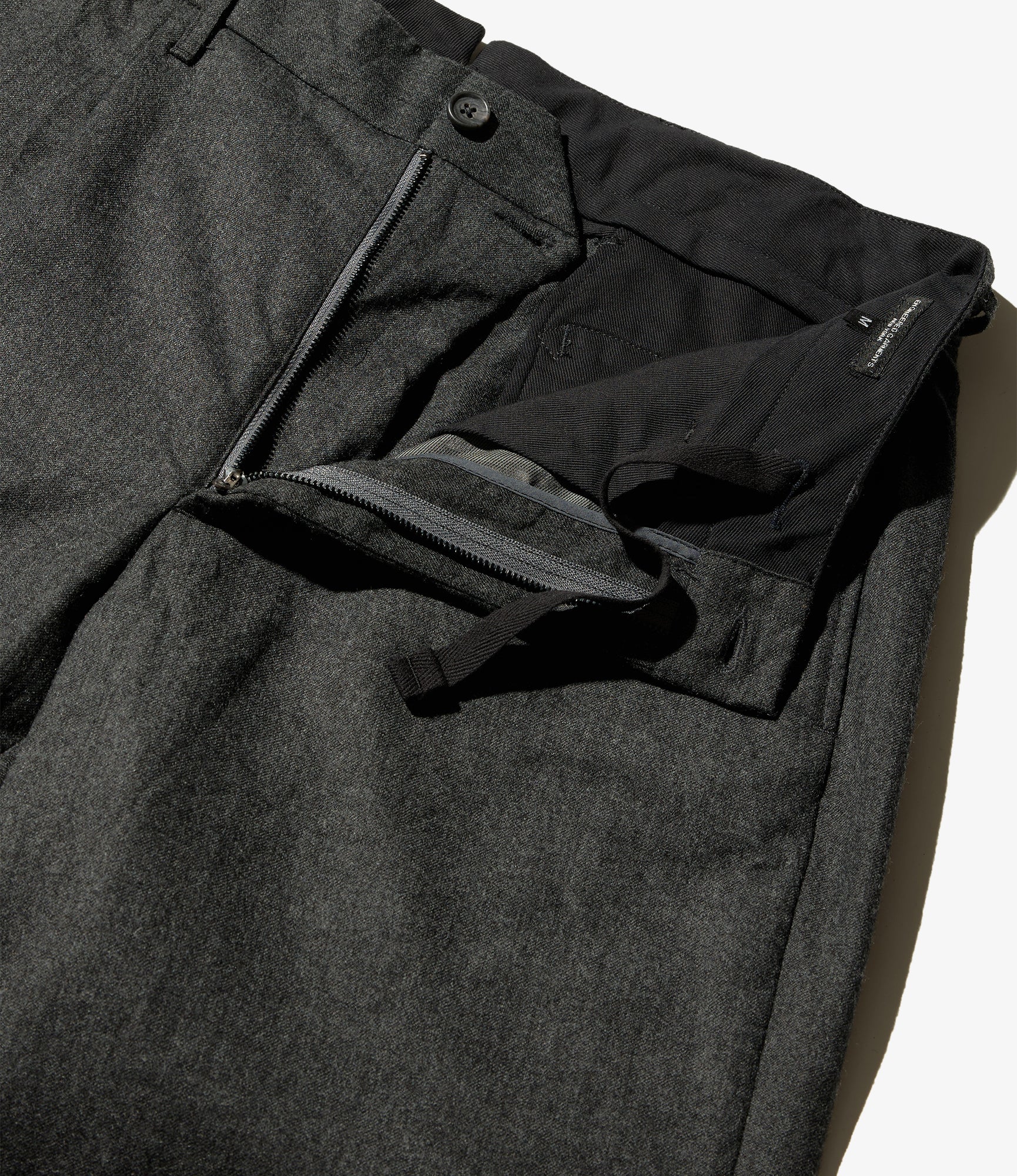 Andover Pant – Charcoal High Count Worsted Wool