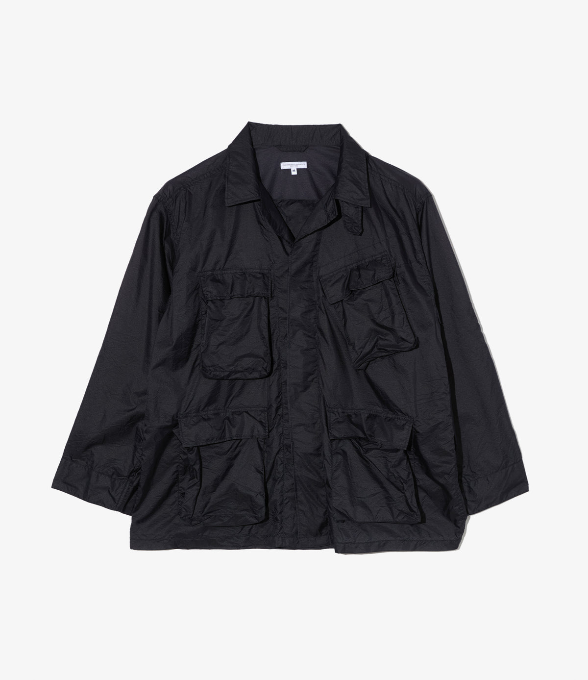 BDU Jacket – Black Micro Ripstop Nylon | Engineered Garments 