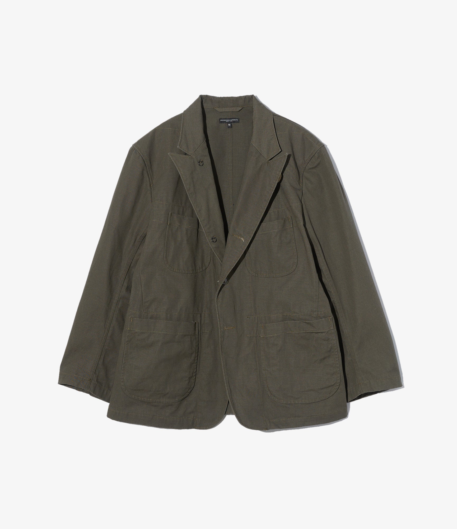 Bedford Jacket – Olive Heavy Ripstop Cotton