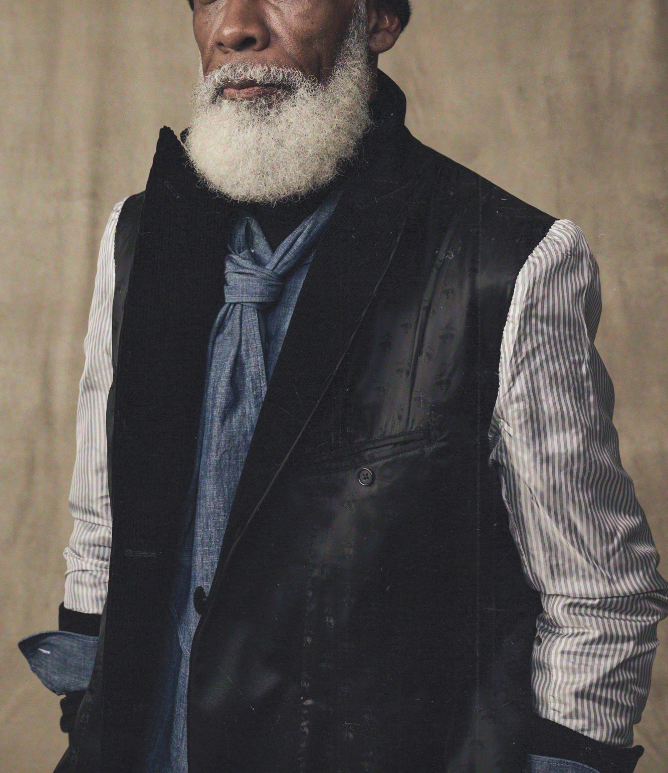 Oversized Tux Jacket – Black Corduroy