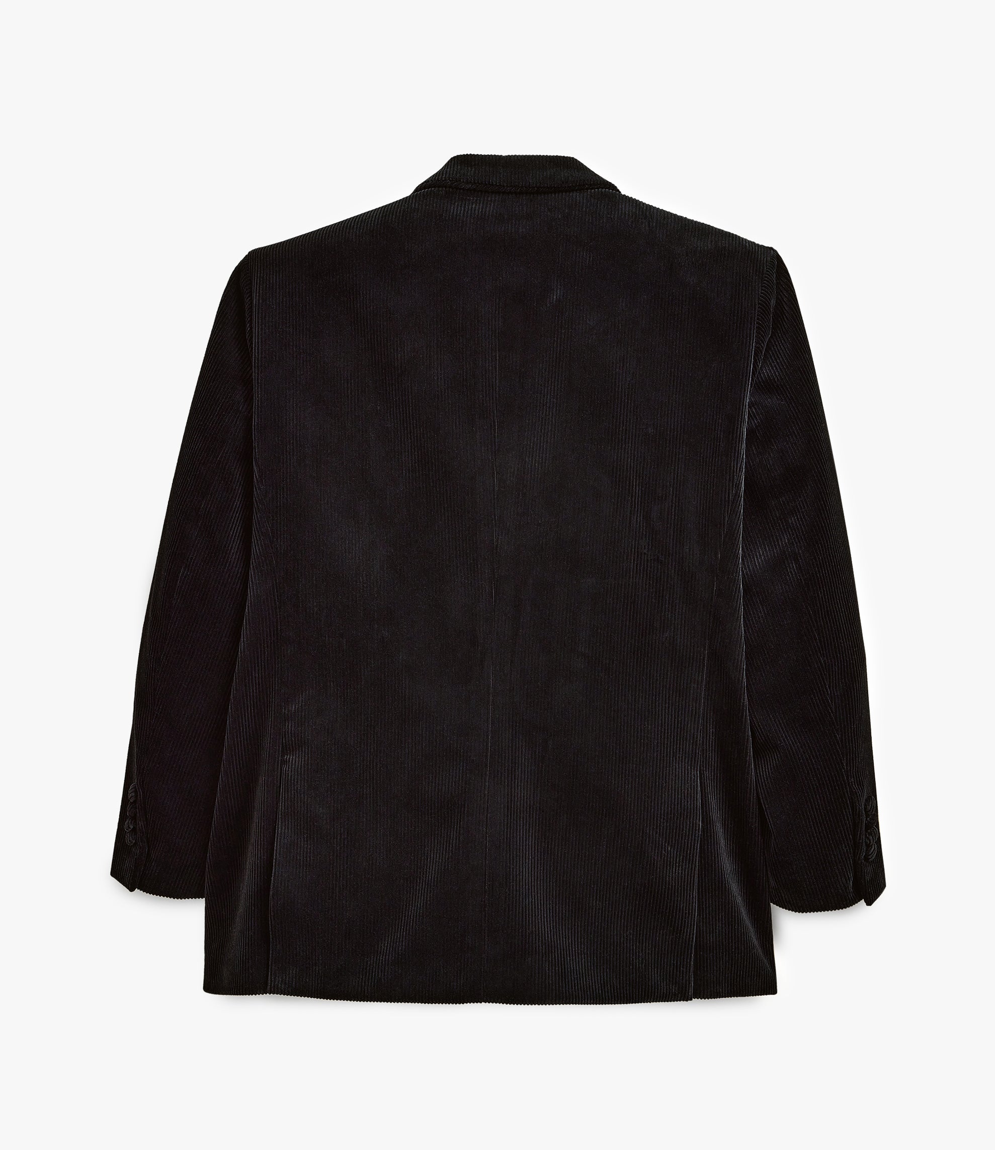 Oversized Tux Jacket – Black Corduroy