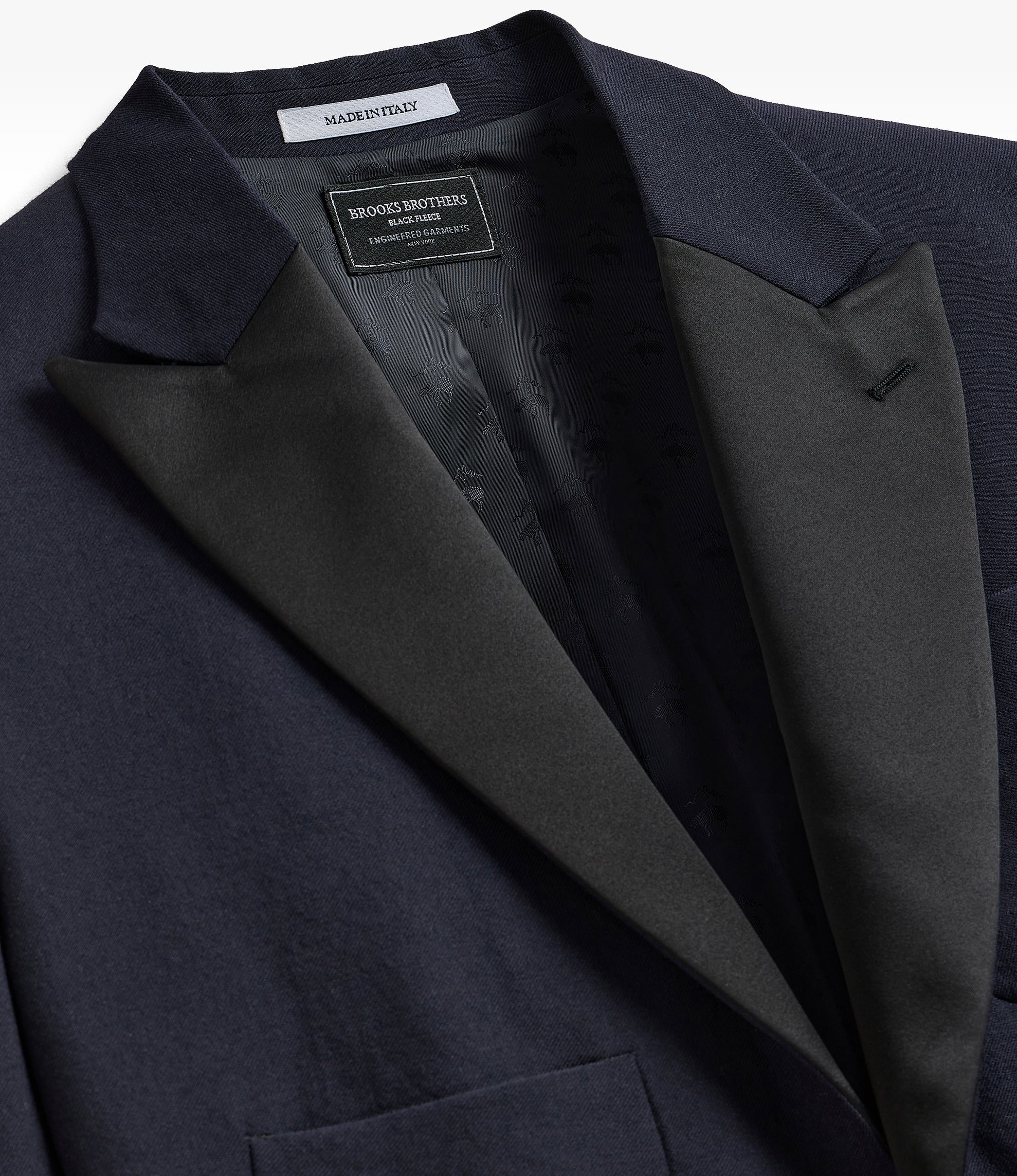 Oversized Tux Jacket – Navy Wool