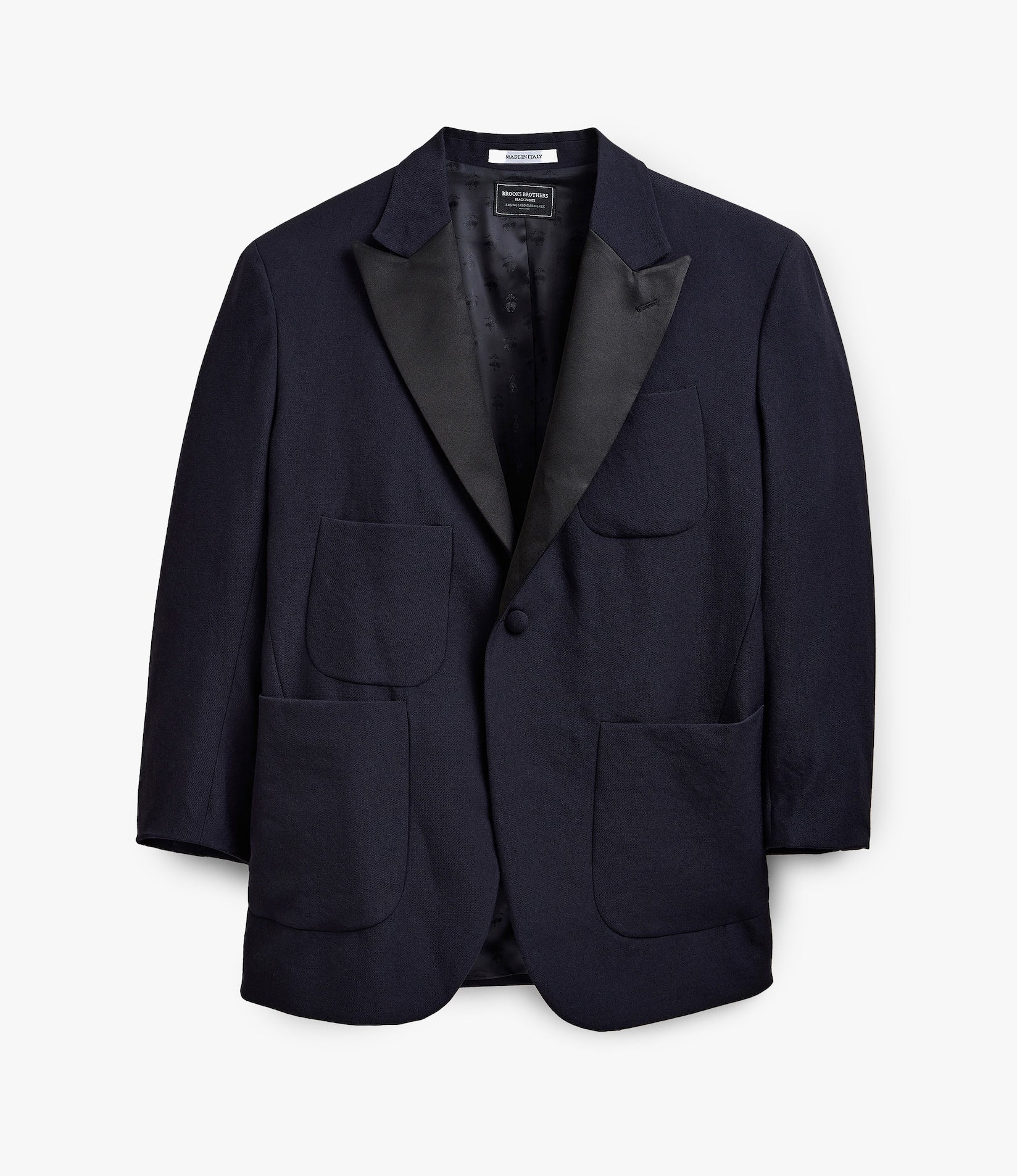 Oversized Tux Jacket – Navy Wool