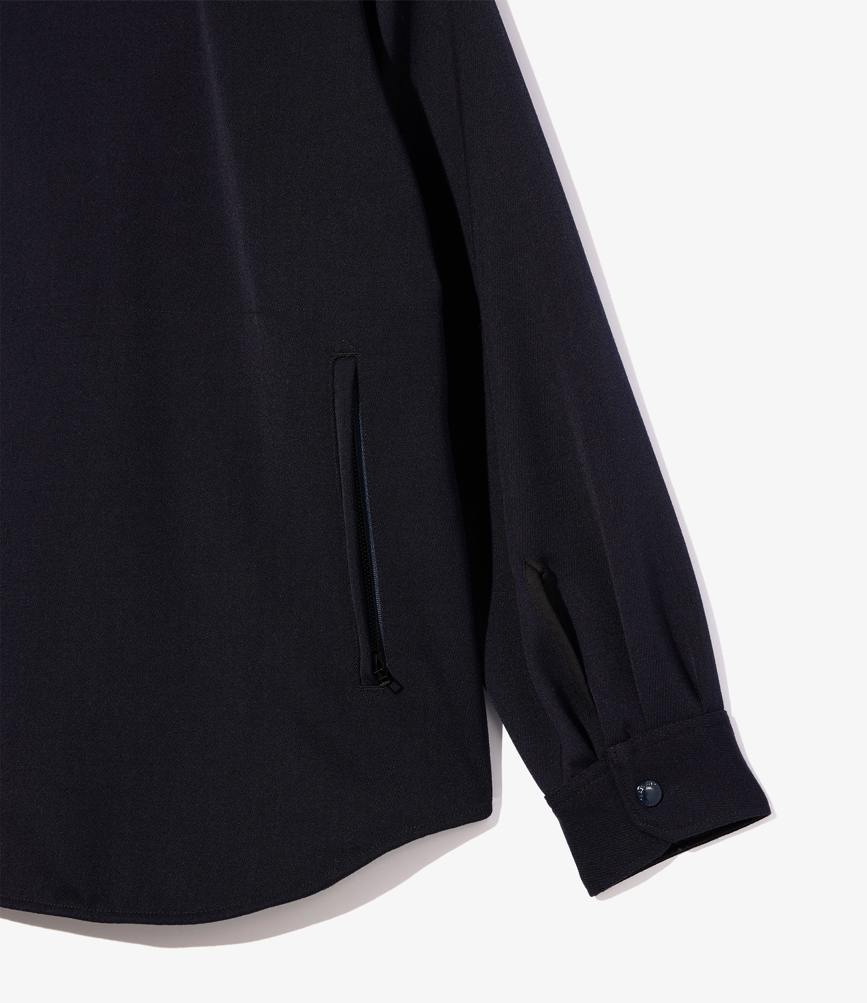 CPO Shirt Jacket – Dark Navy Heavy Wool Elastique