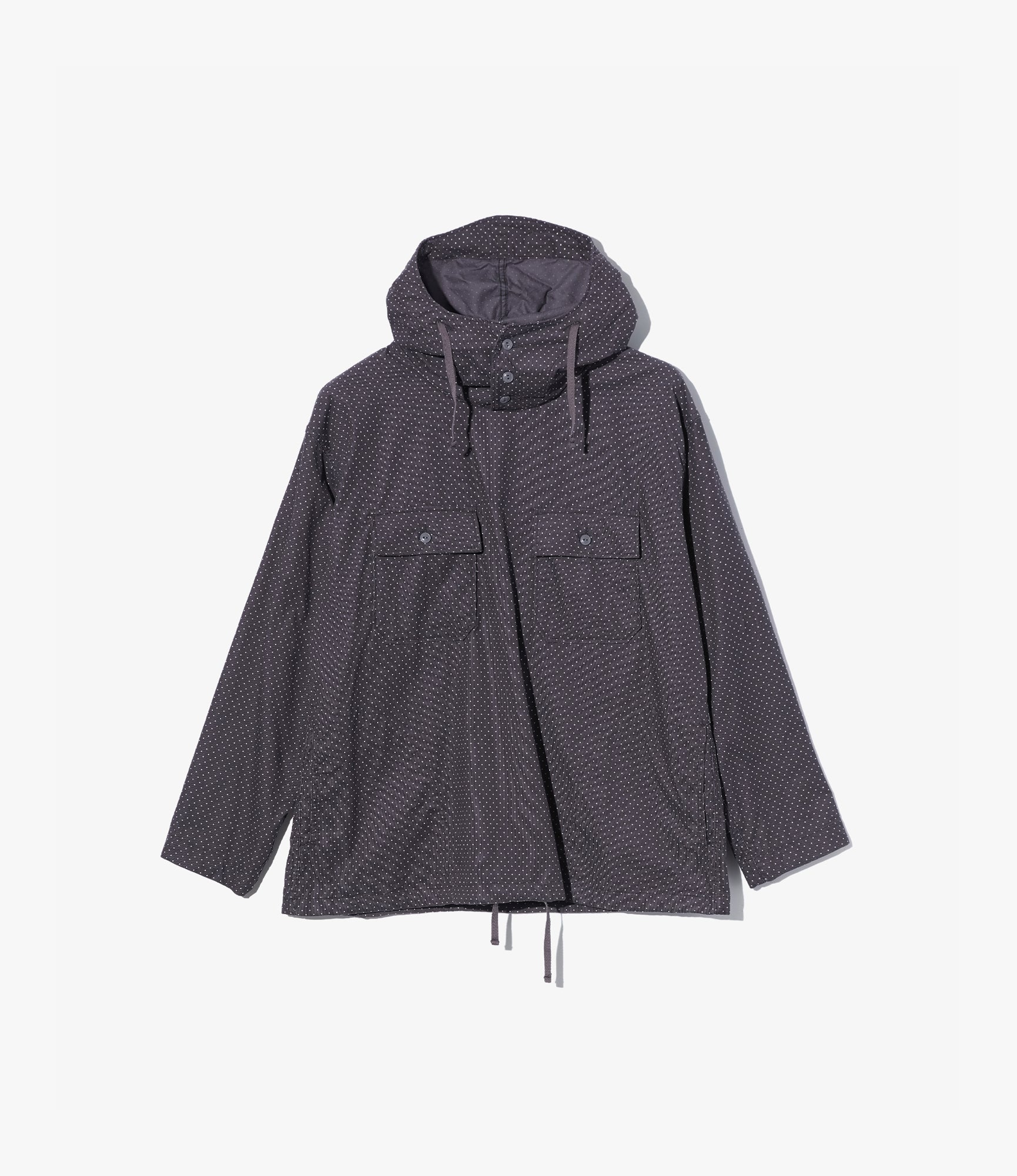 Cagoule Shirt – Charcoal Polka Dot 21W Corduroy