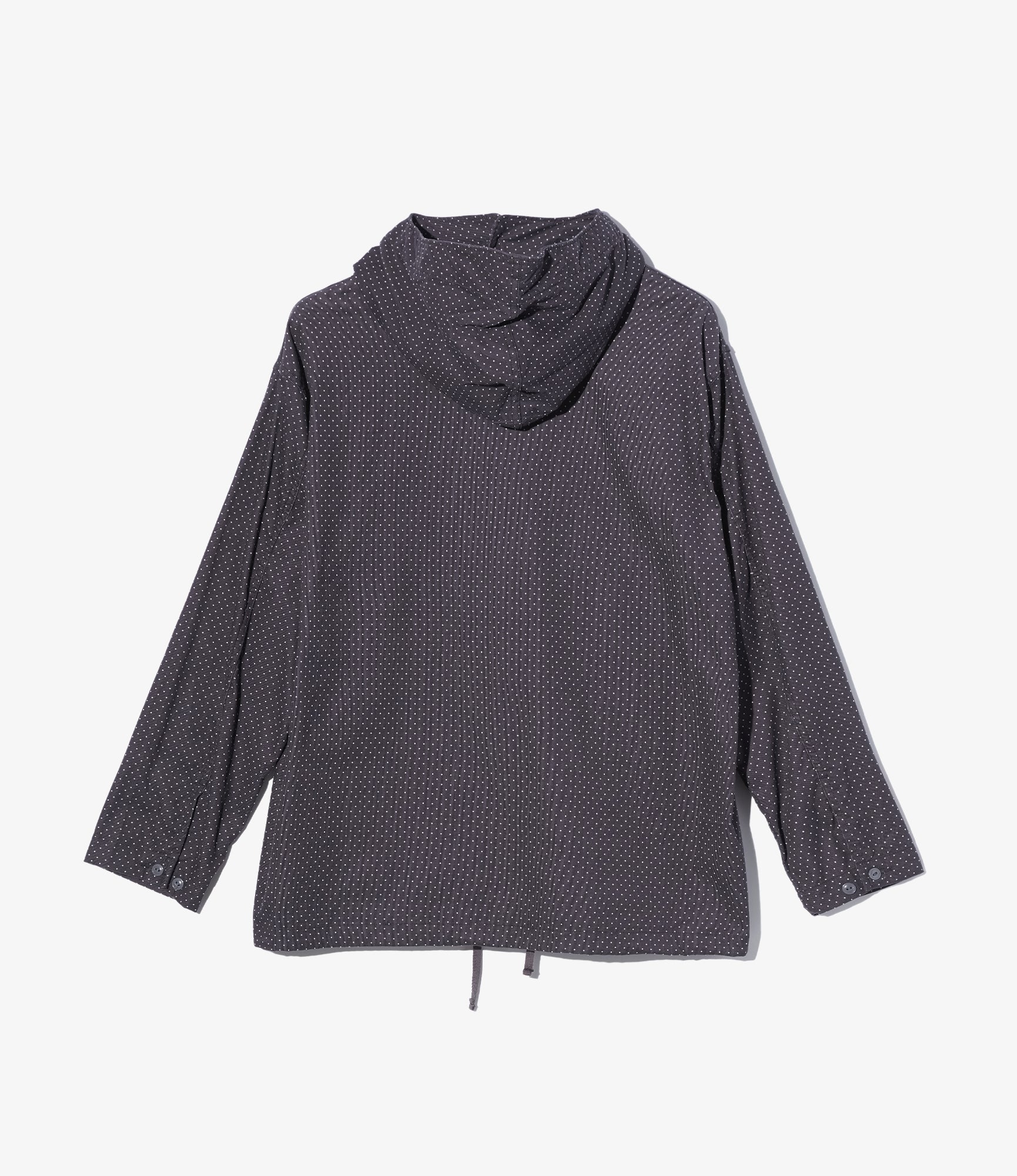Cagoule Shirt – Charcoal Polka Dot 21W Corduroy