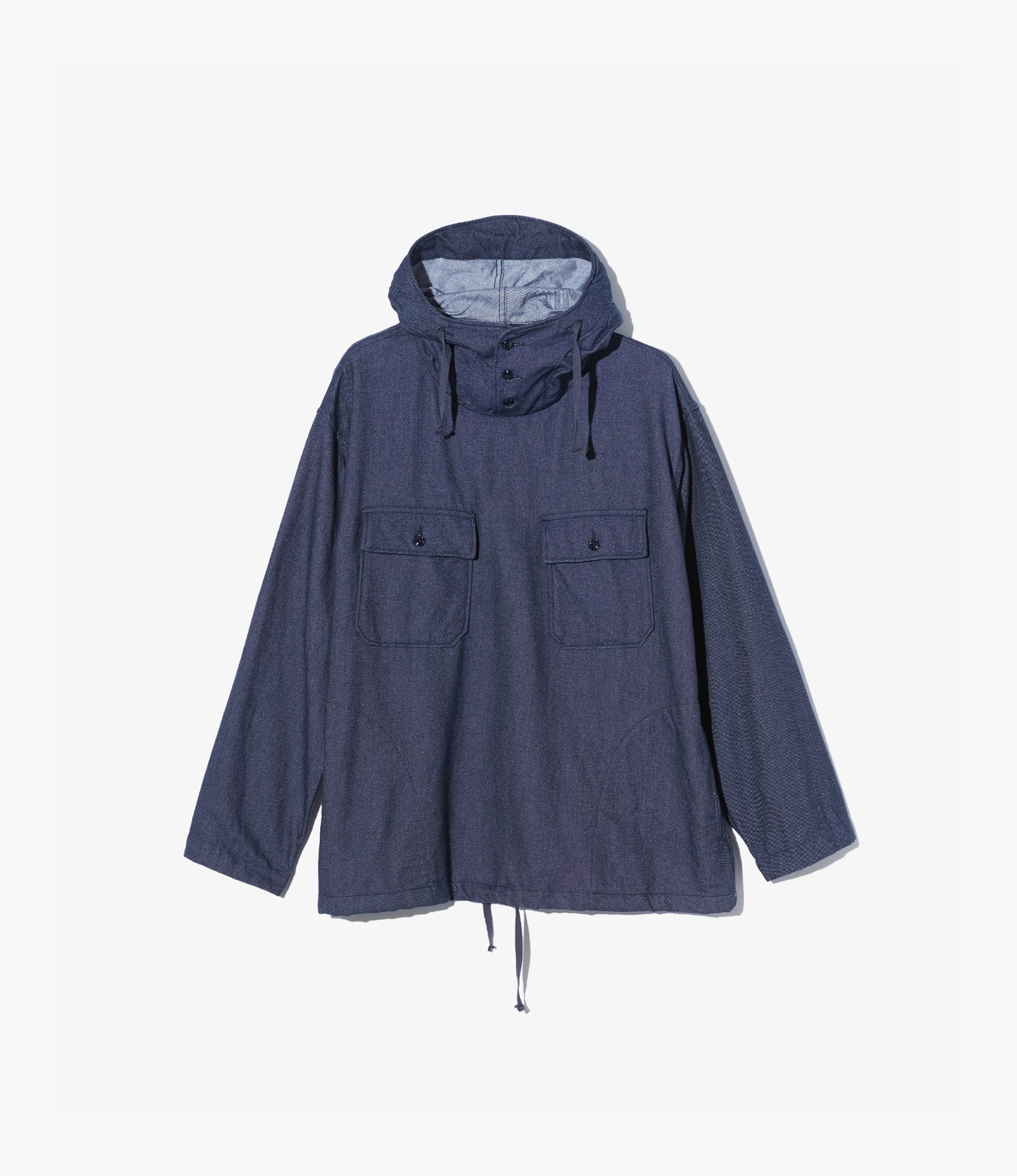 Cagoule Shirt – Indigo Flannel Denim