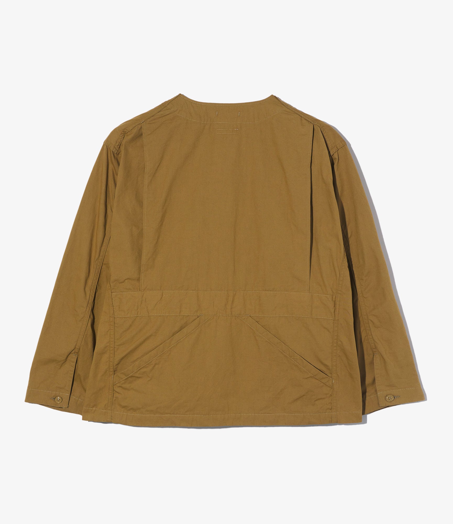 Cardigan Jacket – Dark Khaki Cotton Grosgrain