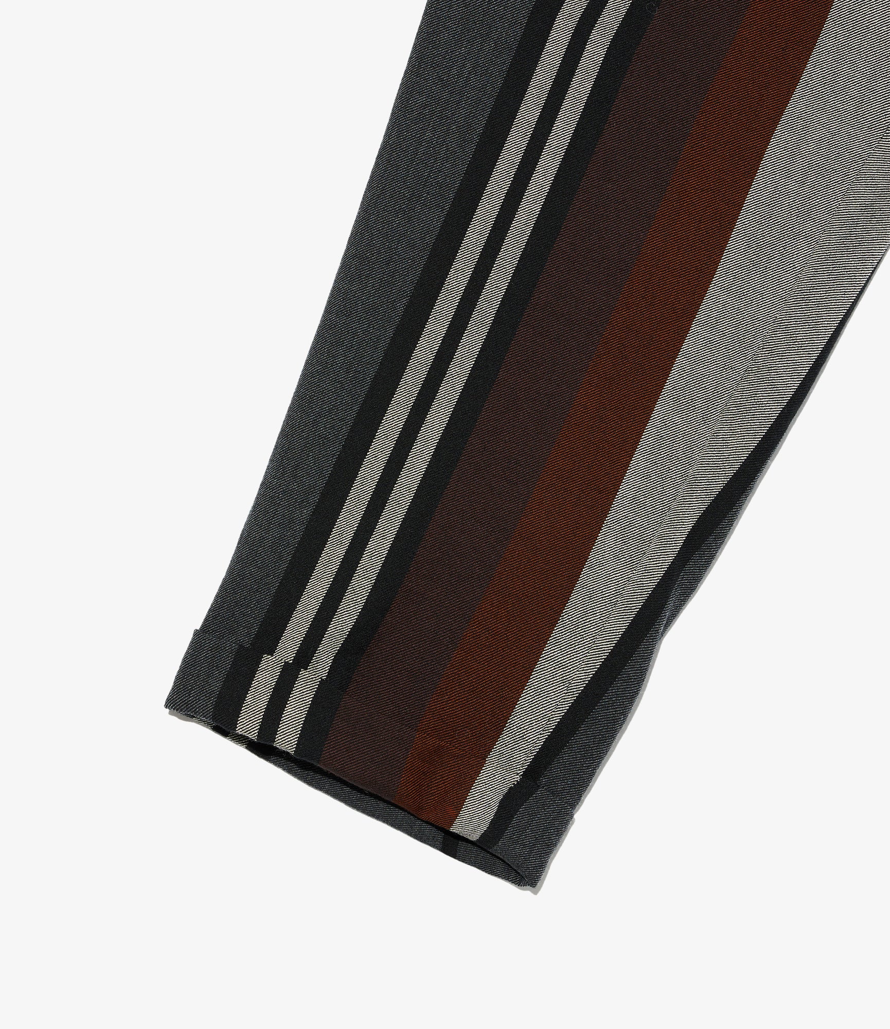 Carlyle Pant – Multicolour Wide Stripe Worsted Wool