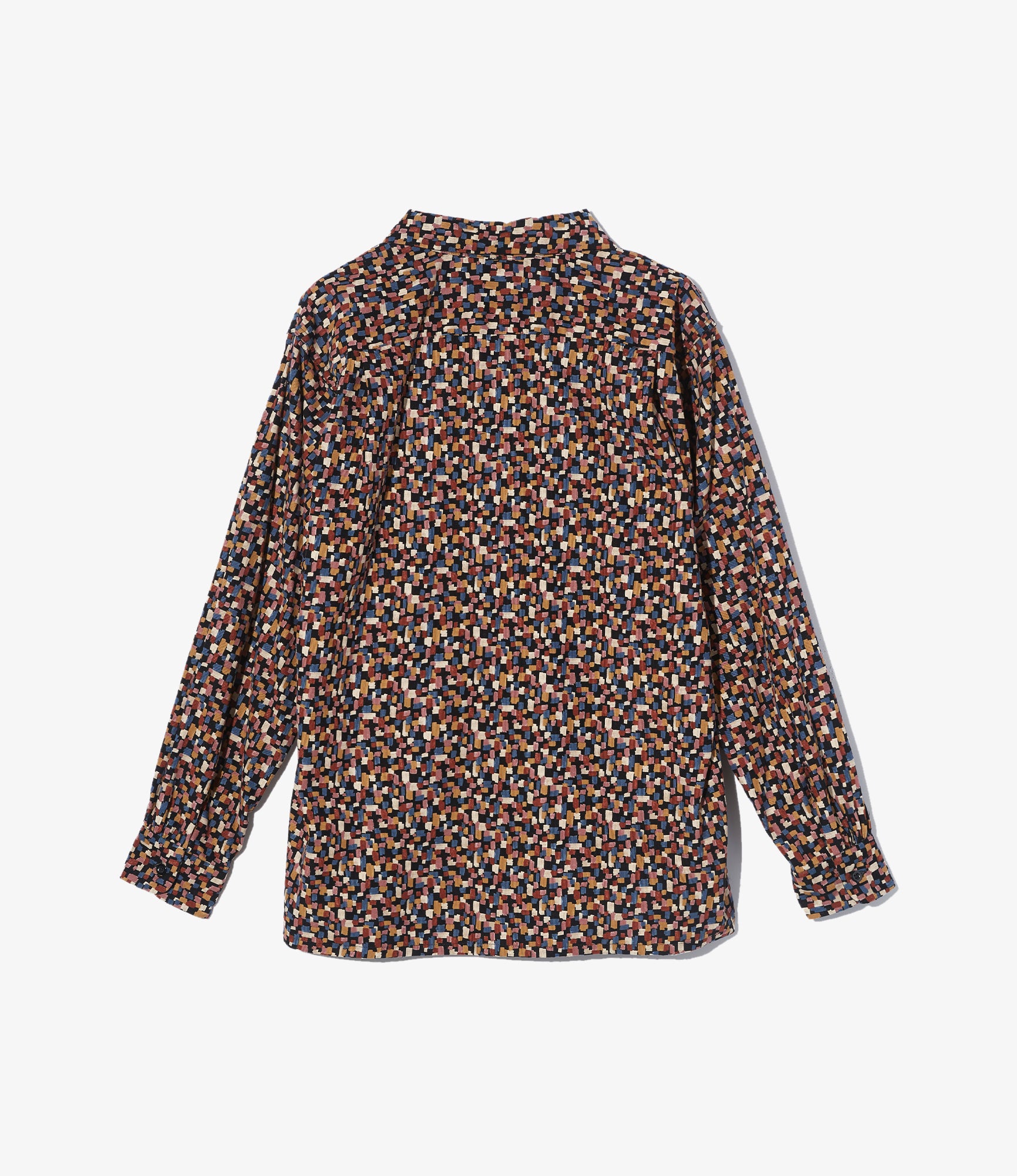 Classic Shirt – Black Deco Print 21W Corduroy