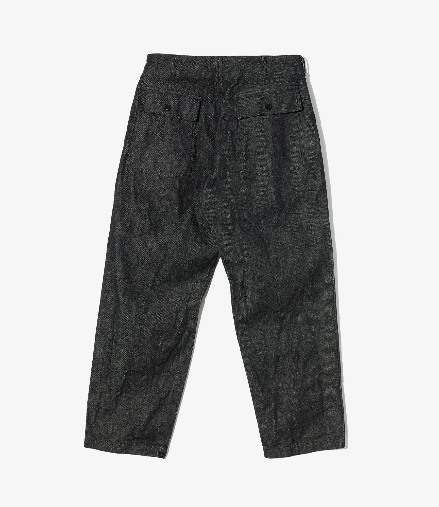 Fatigue Pant – Black 14oz Cone Denim