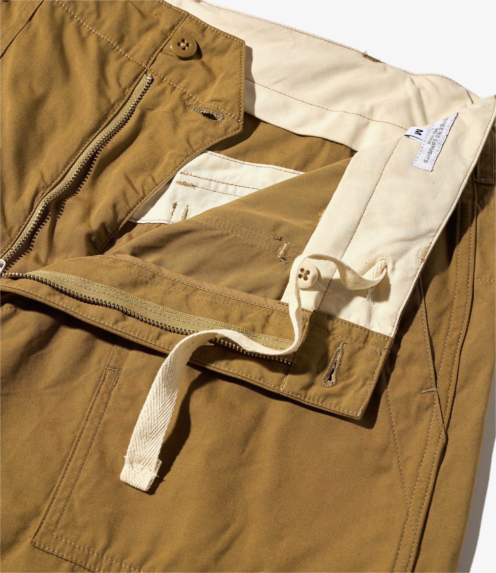 Fatigue Pant – Dark Khaki Cotton Grosgrain