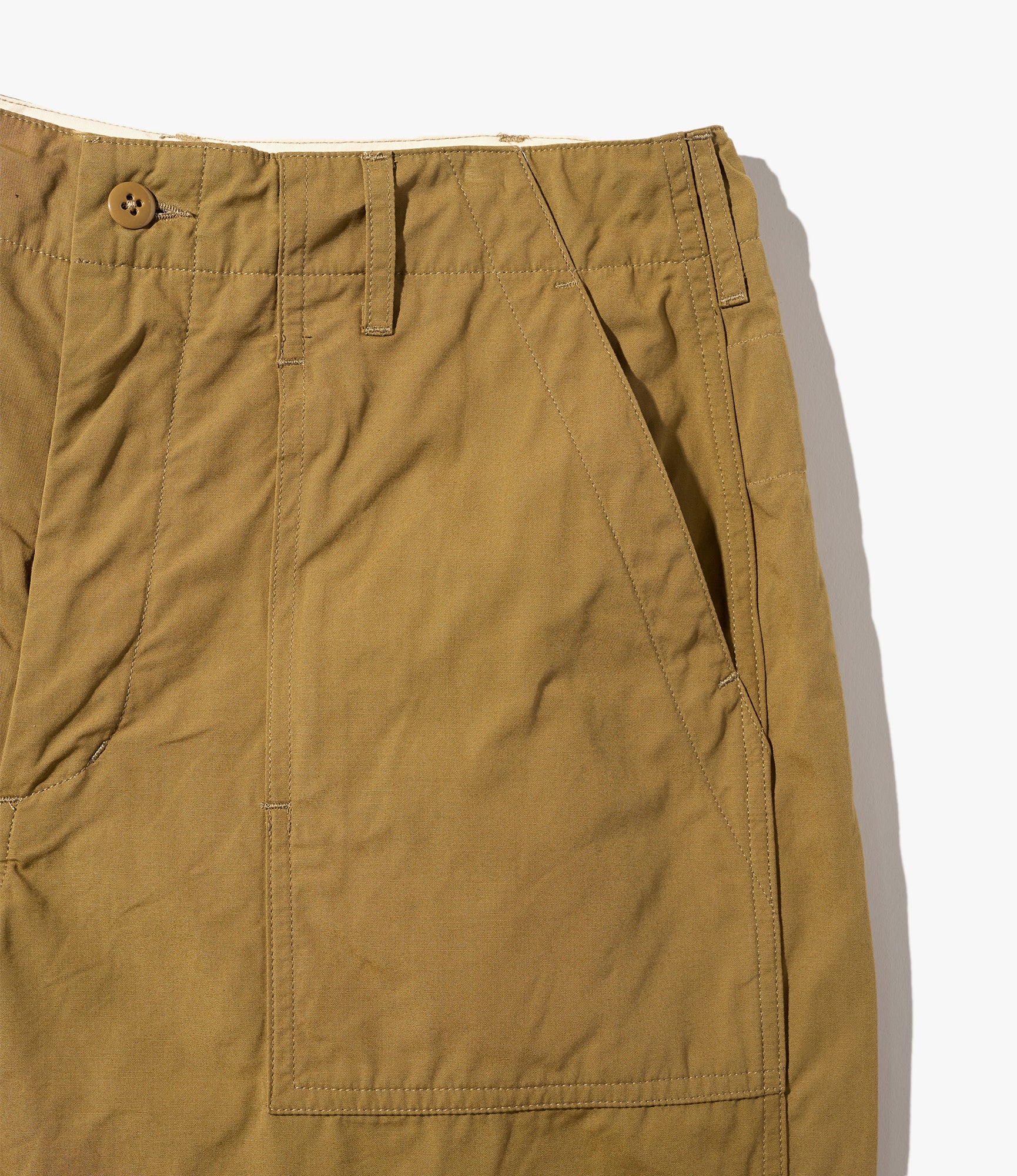 Fatigue Pant – Dark Khaki Cotton Grosgrain