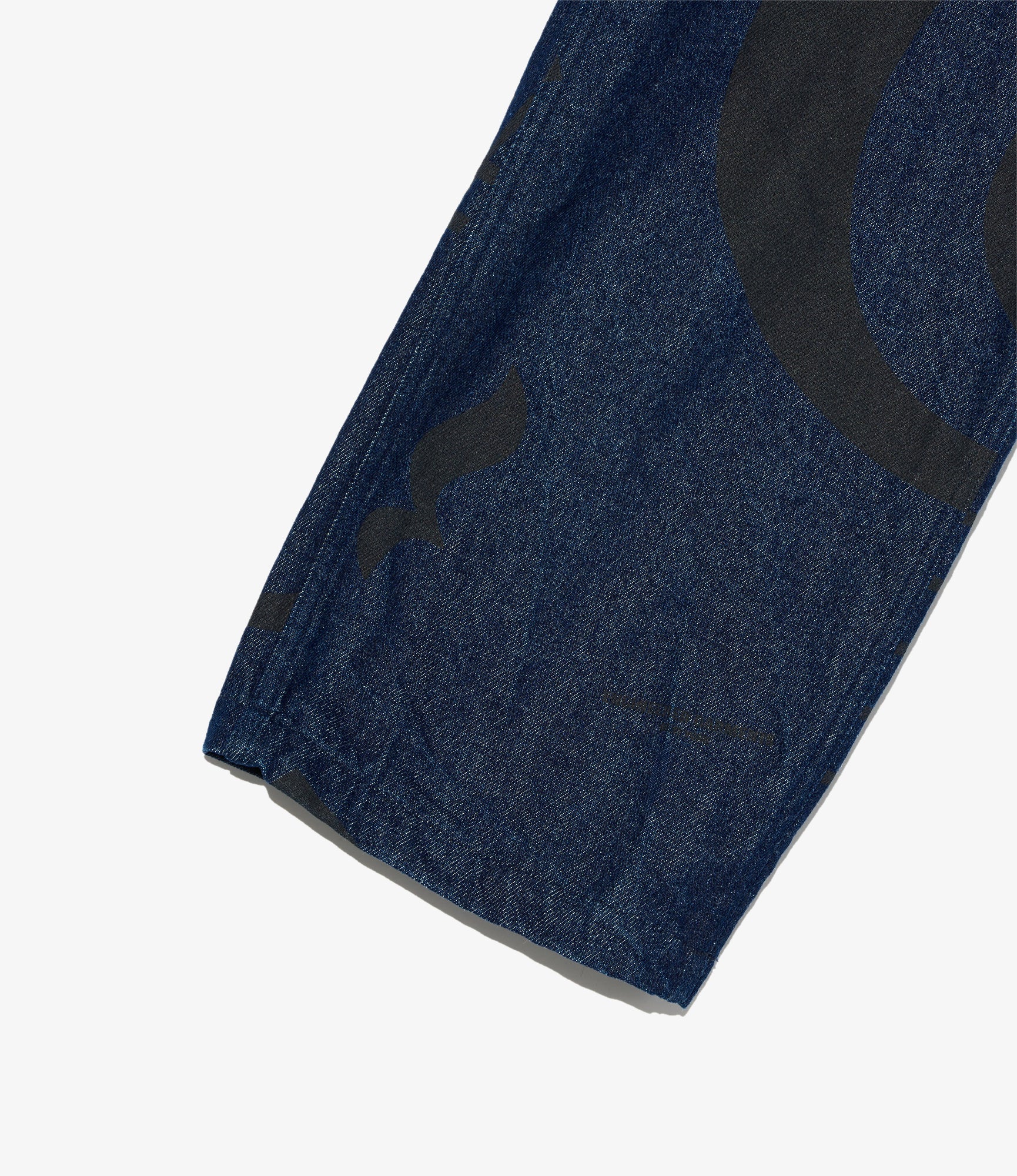 Fatigue Pant – Indigo 'Music Note' Print 12oz Denim