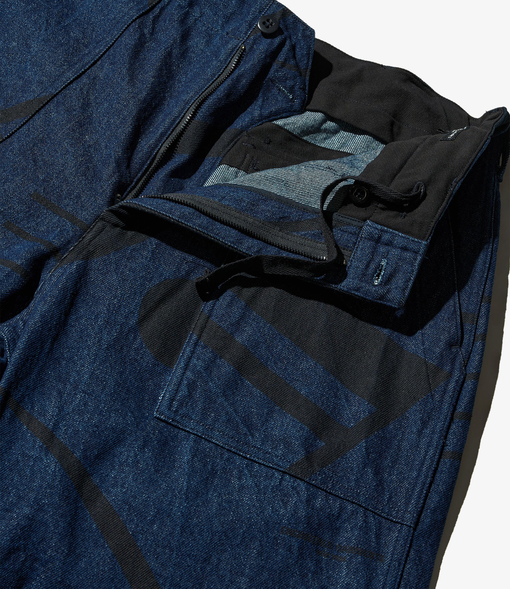 Fatigue Pant – Indigo 'Music Note' Print 12oz Denim