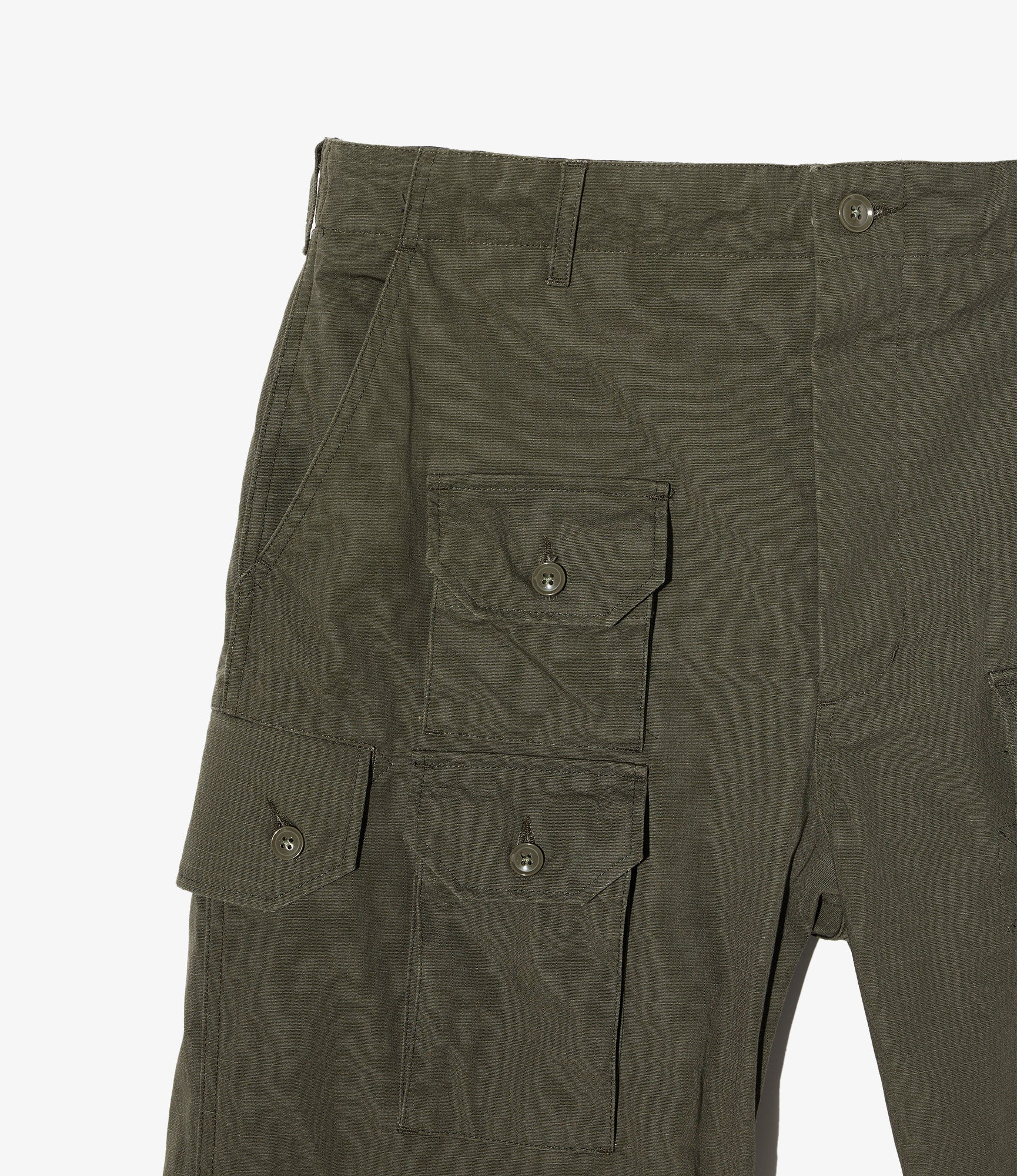 Flight Pant – Olive Heavy Ripstop Cotton