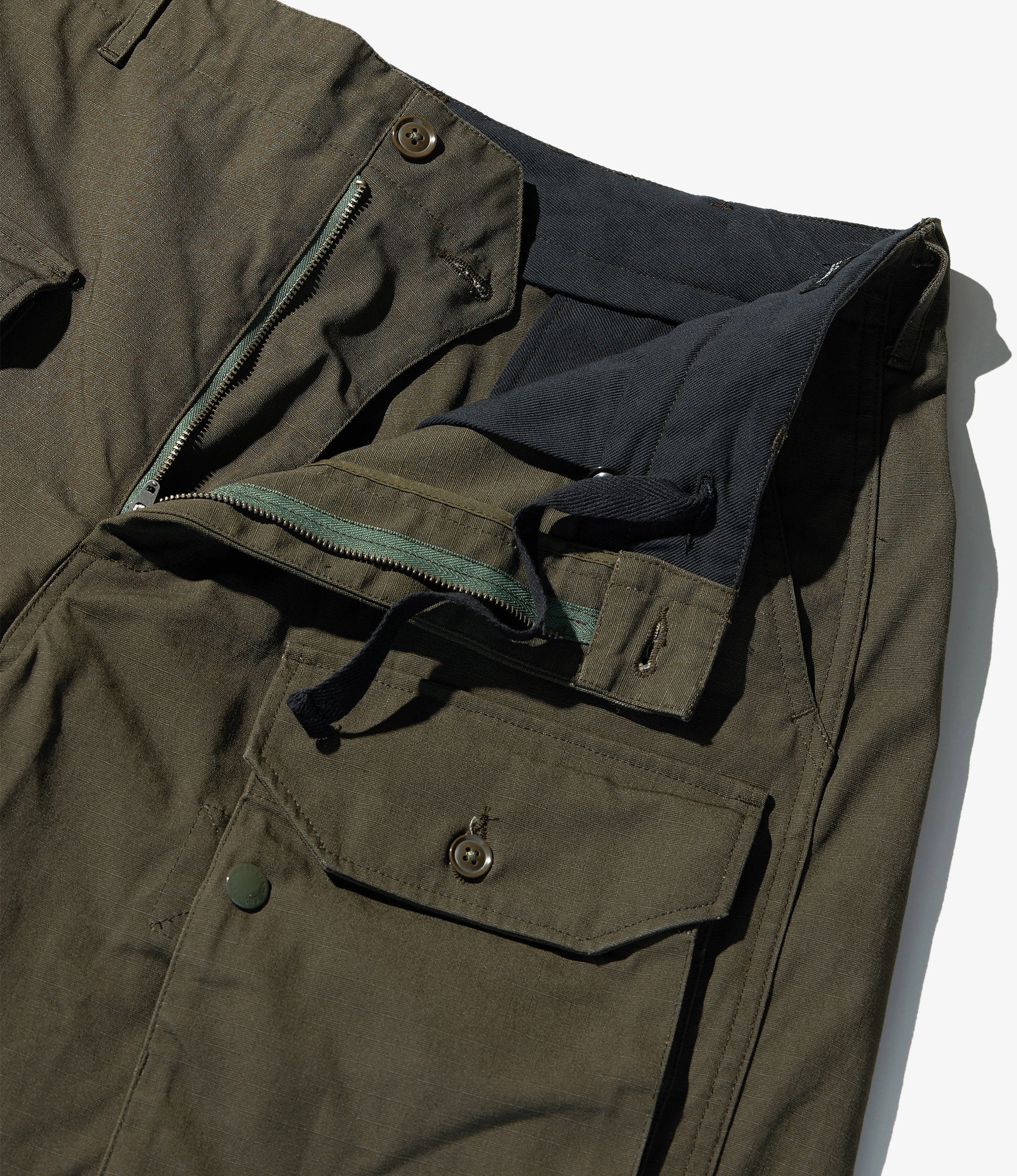 Flight Pant – Olive Heavy Ripstop Cotton