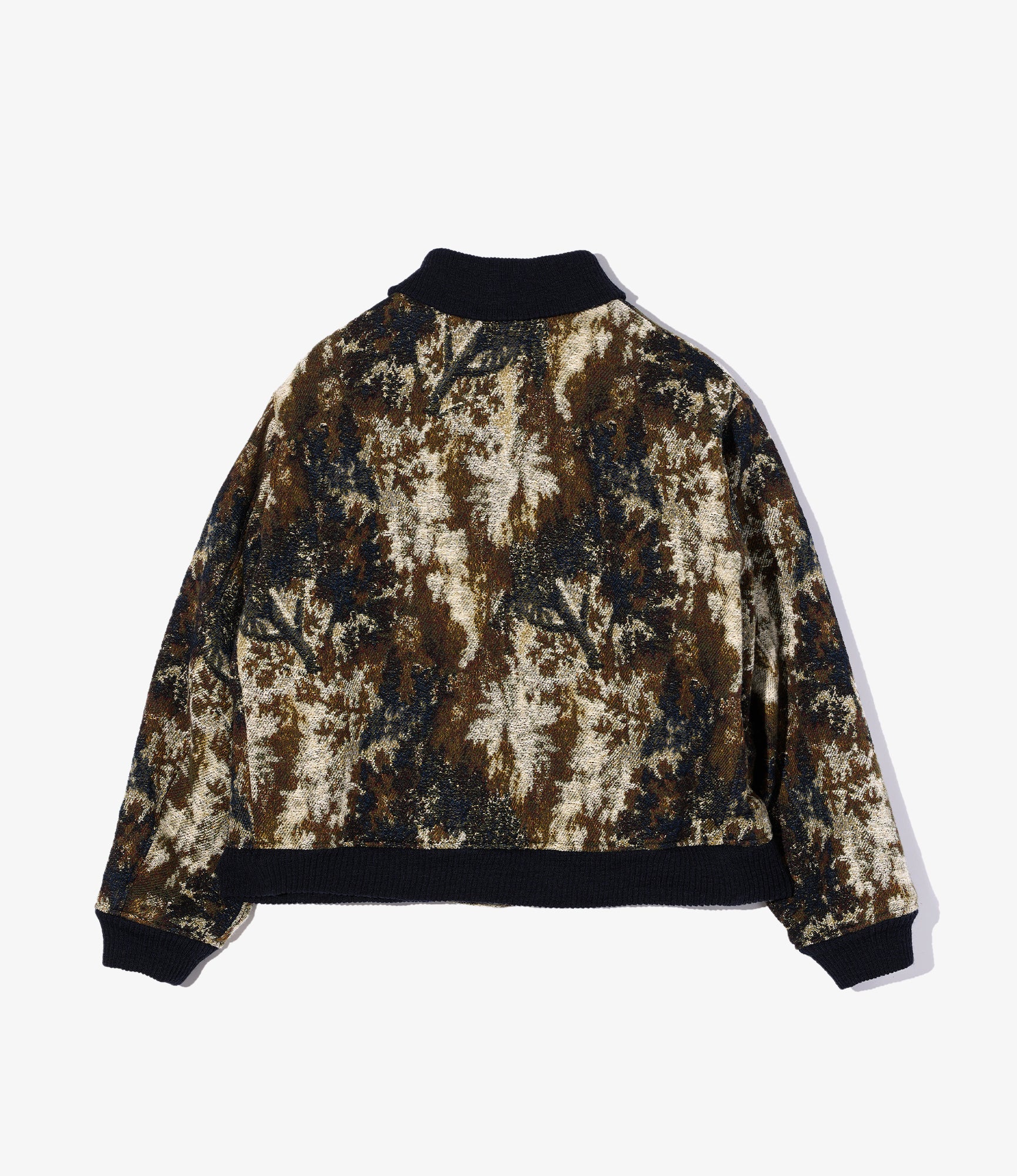 LL Jacket – Olive/Navy Forest Camo Jacquard