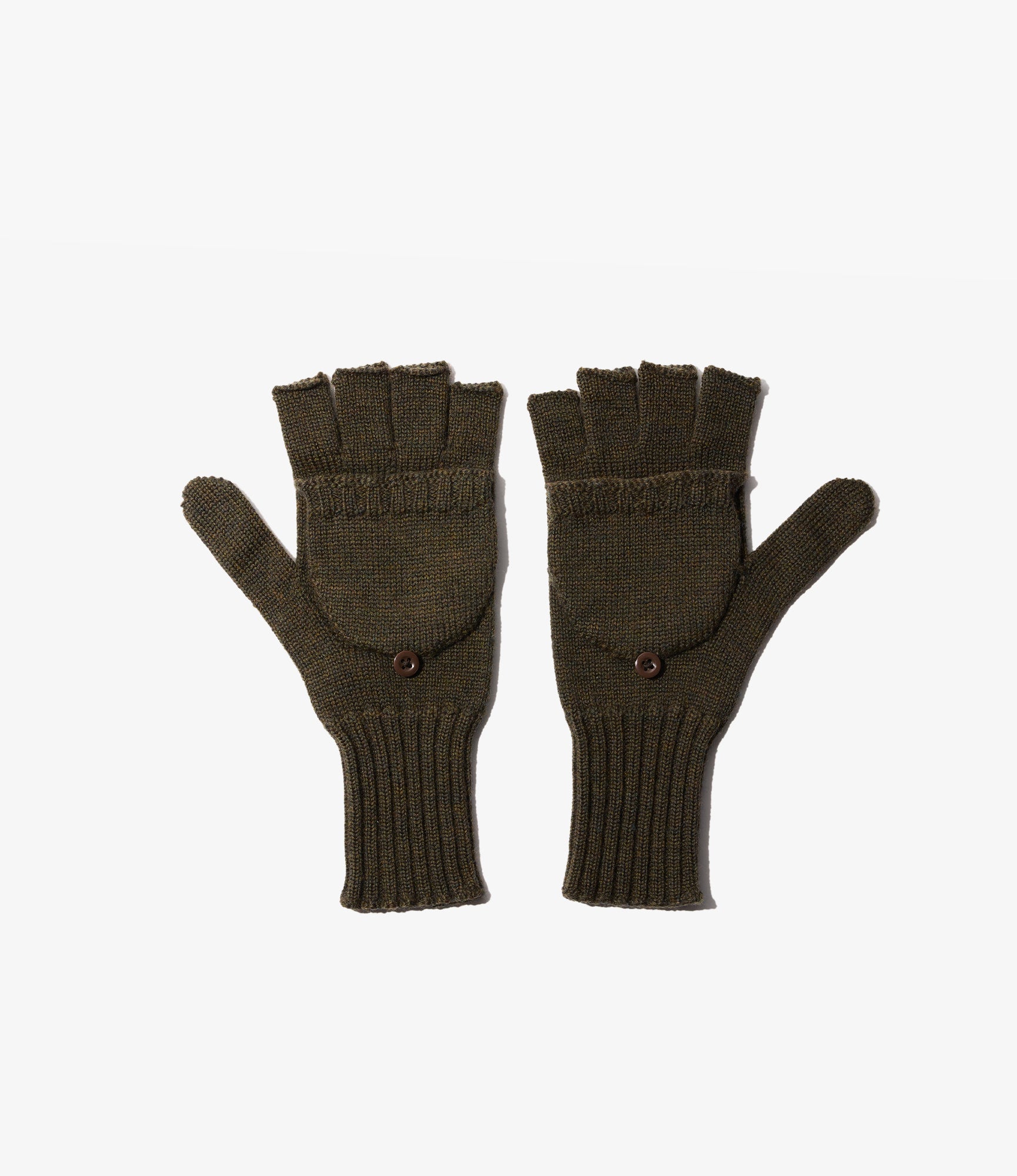 Merino Wool Mitten – Olive