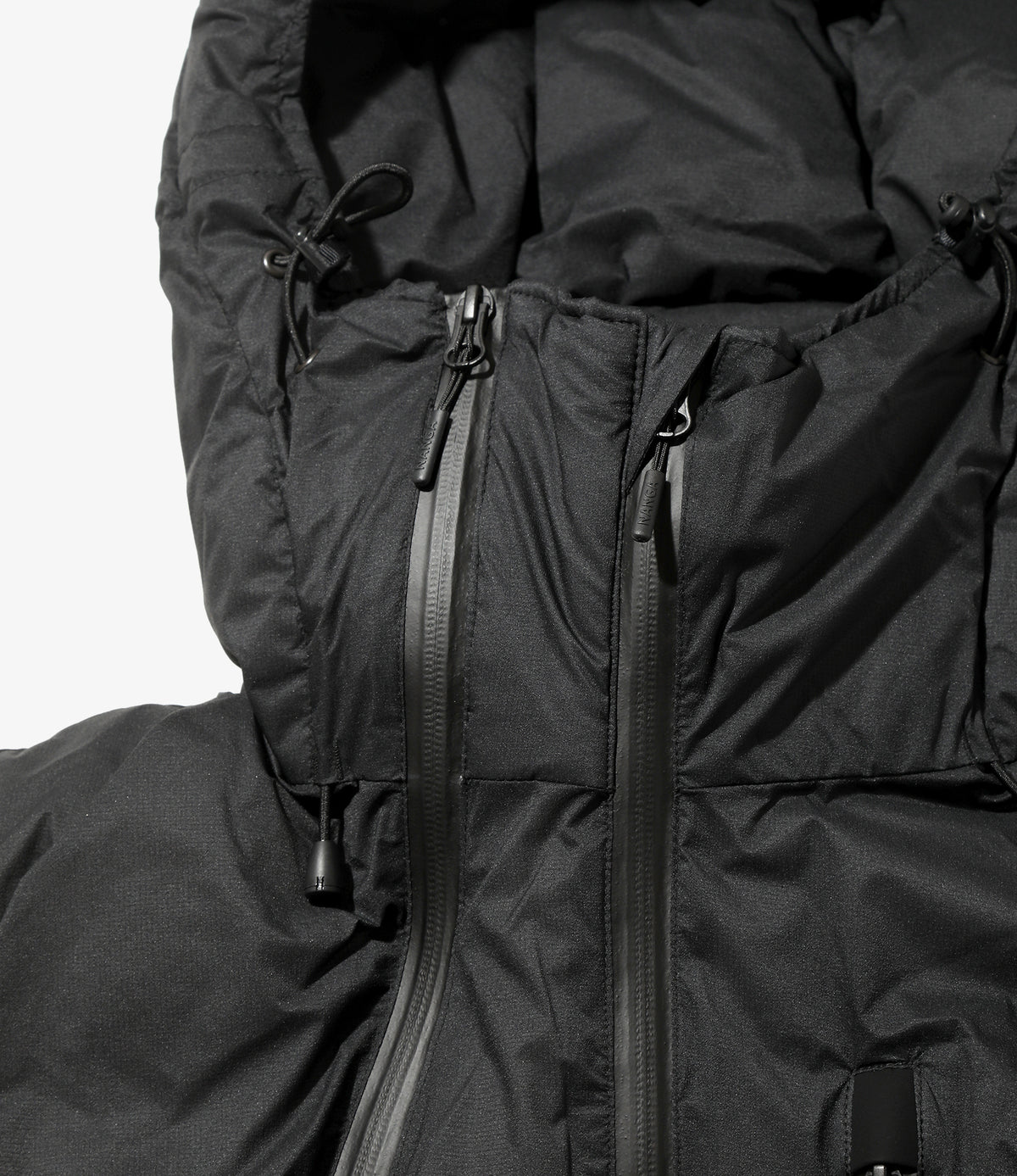 Zip Vest – Black | Engineered Garments x Nanga | Nepenthes London