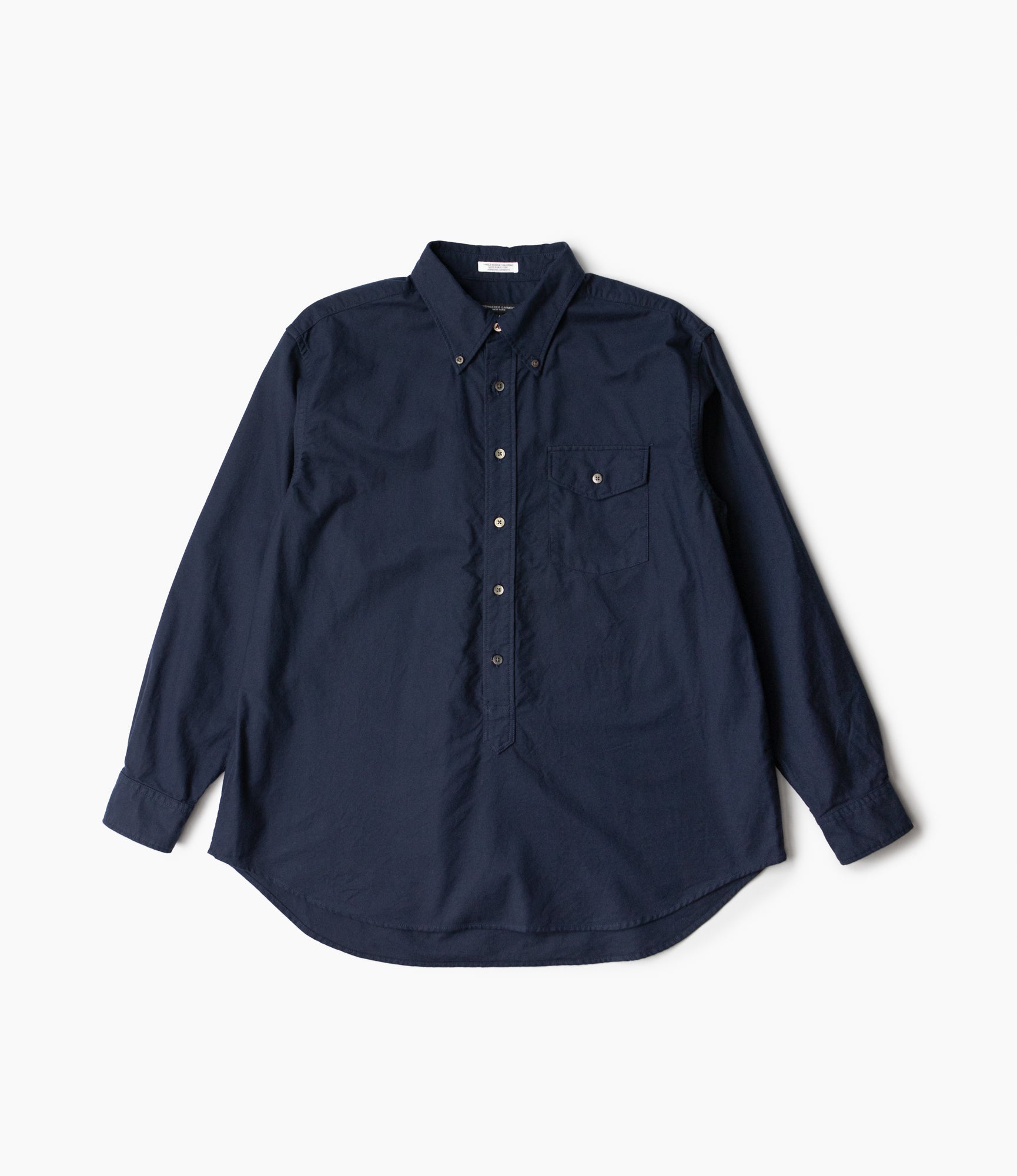 Ivy Shirt – Navy Cotton Oxford