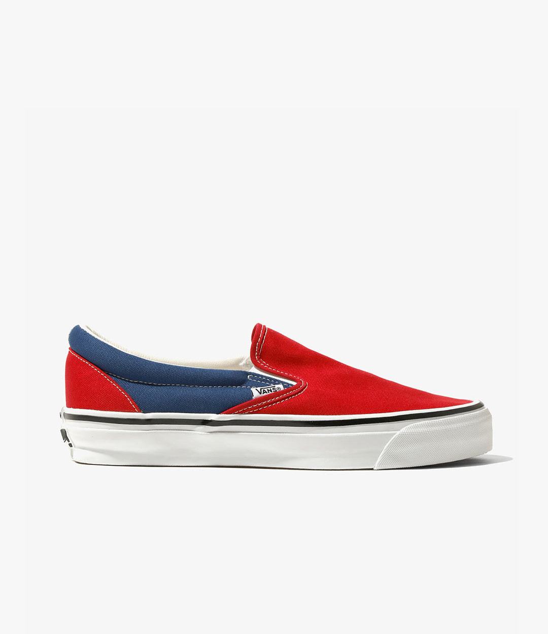 Slip-On 98 – Red/Navy Canvas