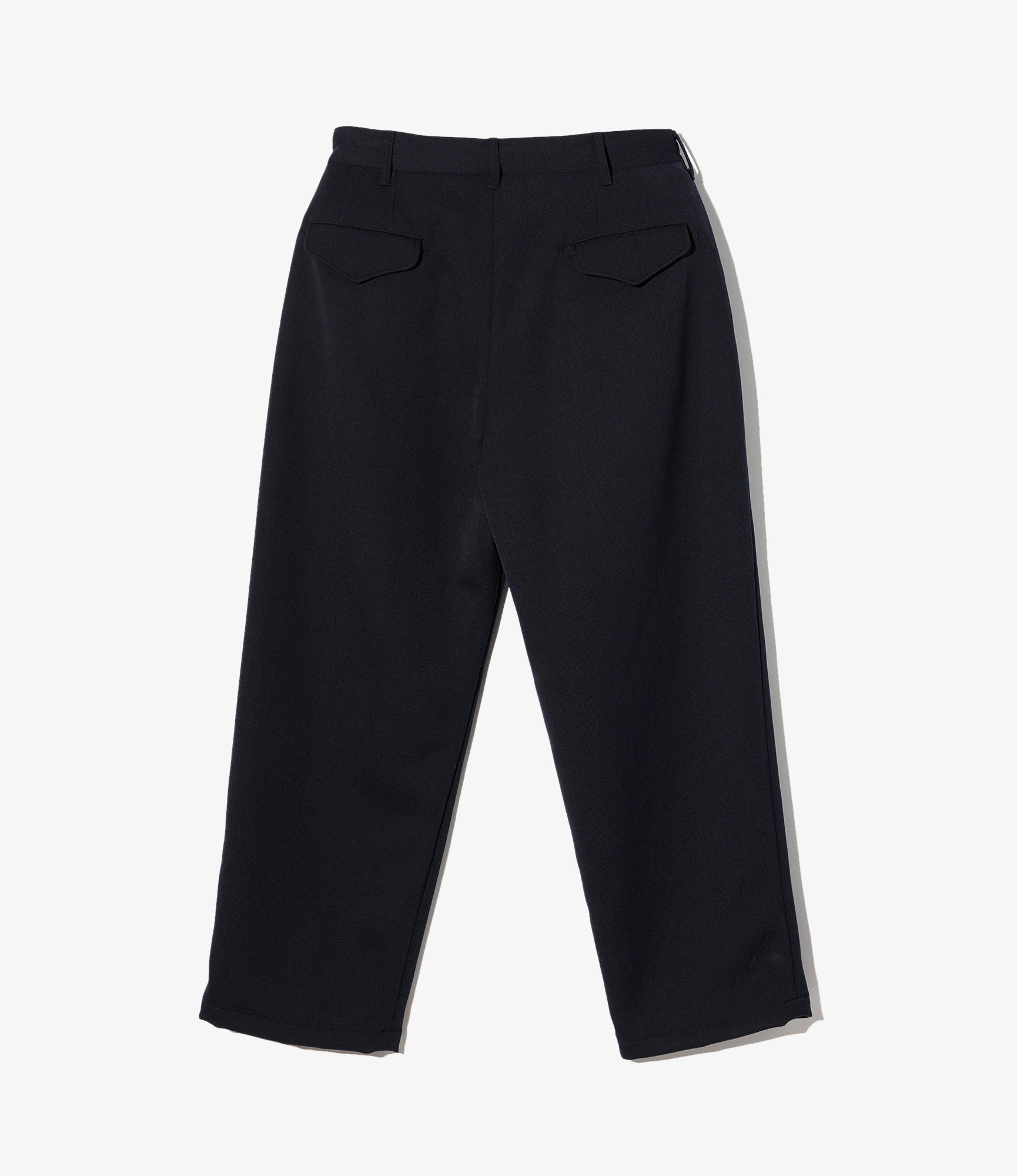 Officer Pant – Dark Navy Heavy Wool Elastique