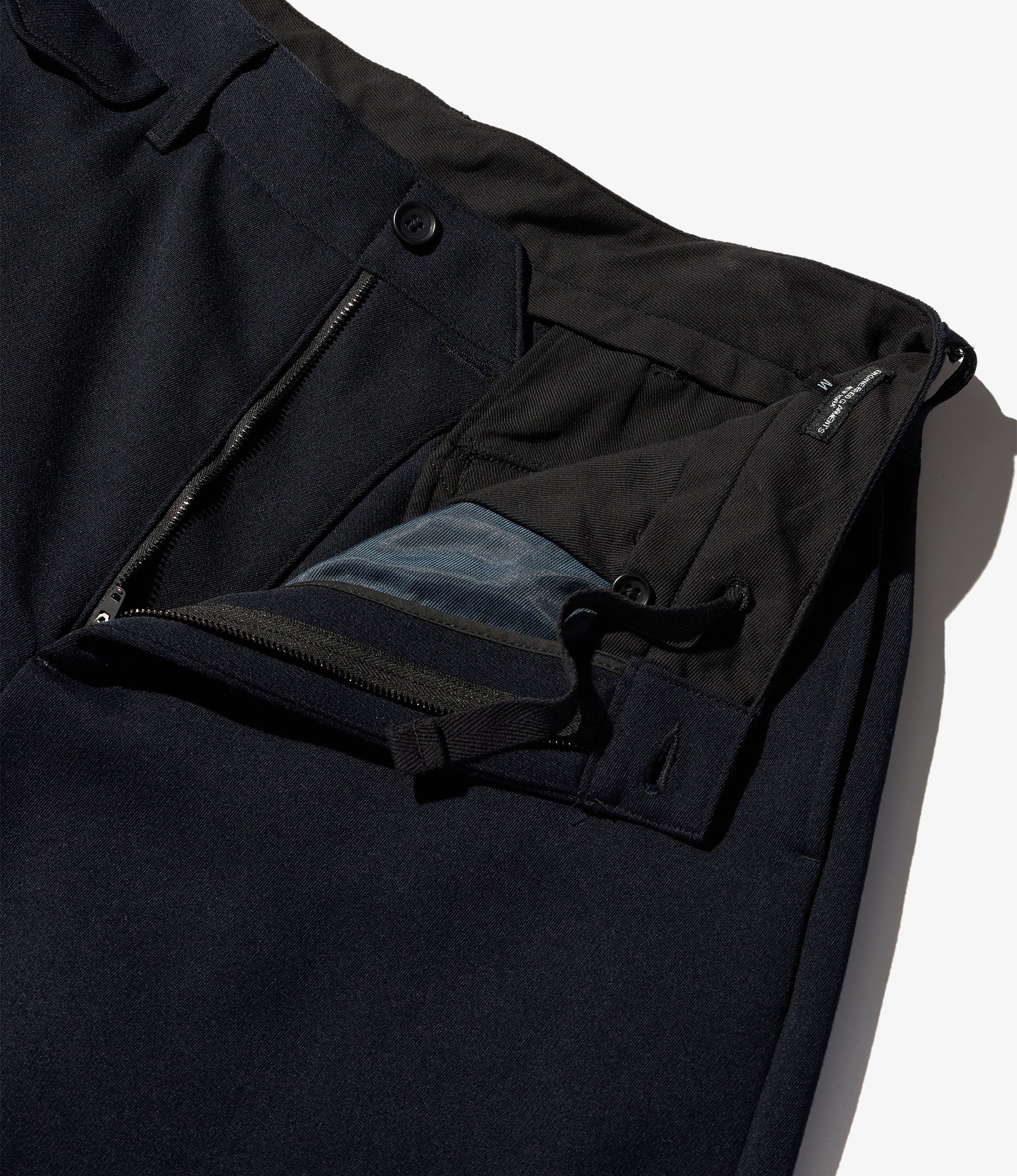 Officer Pant – Dark Navy Heavy Wool Elastique