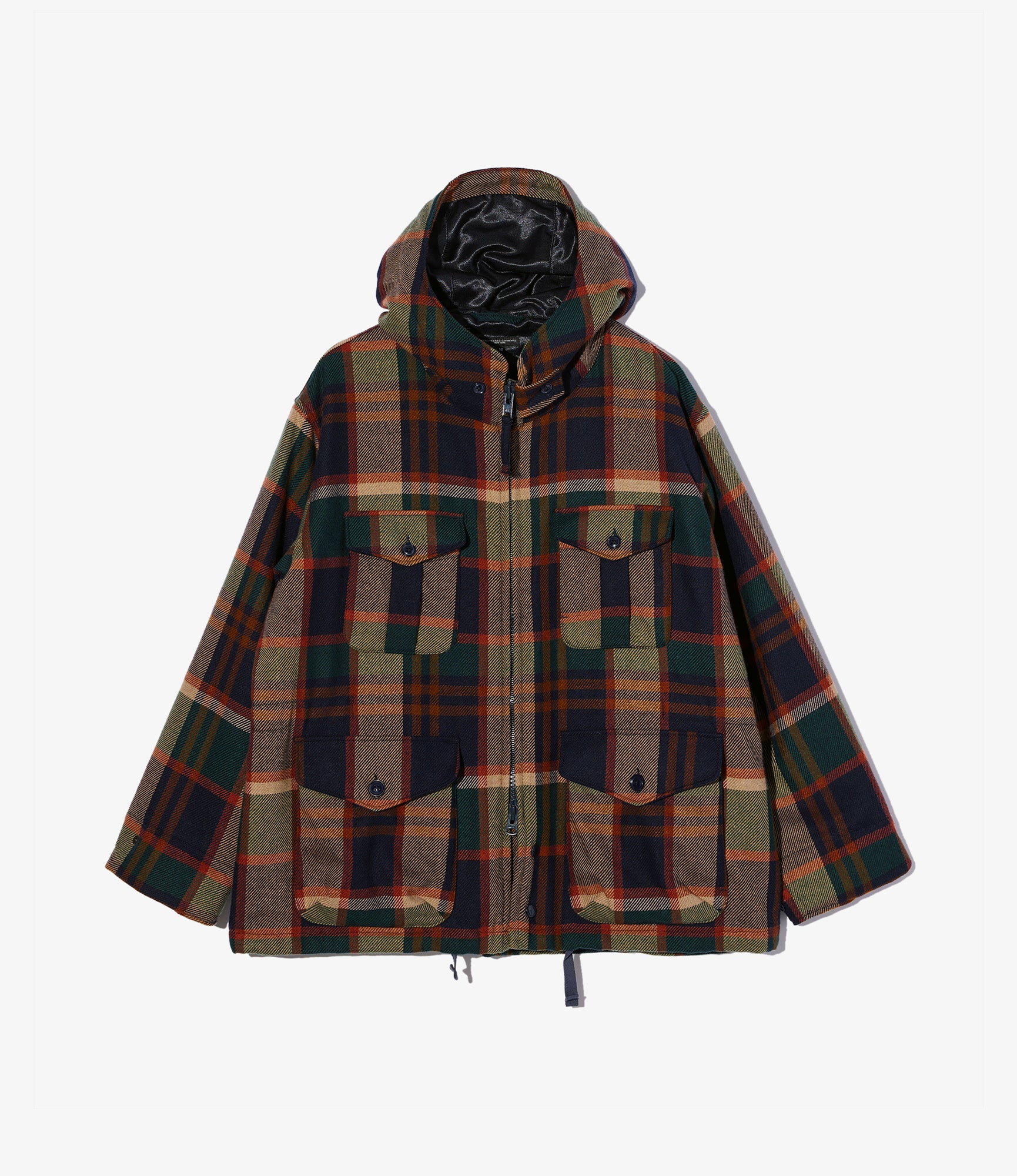 SAS Jacket – Navy/Brown Plaid Wool