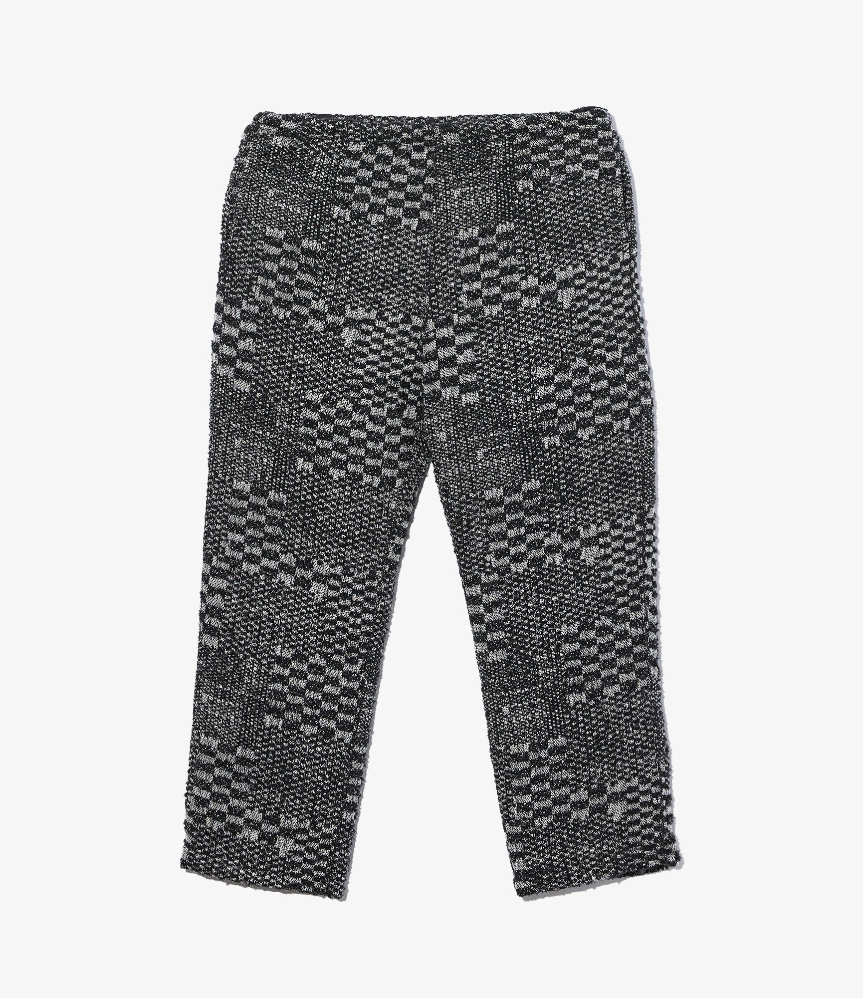 STK Pant – Black/White Block Jacquard